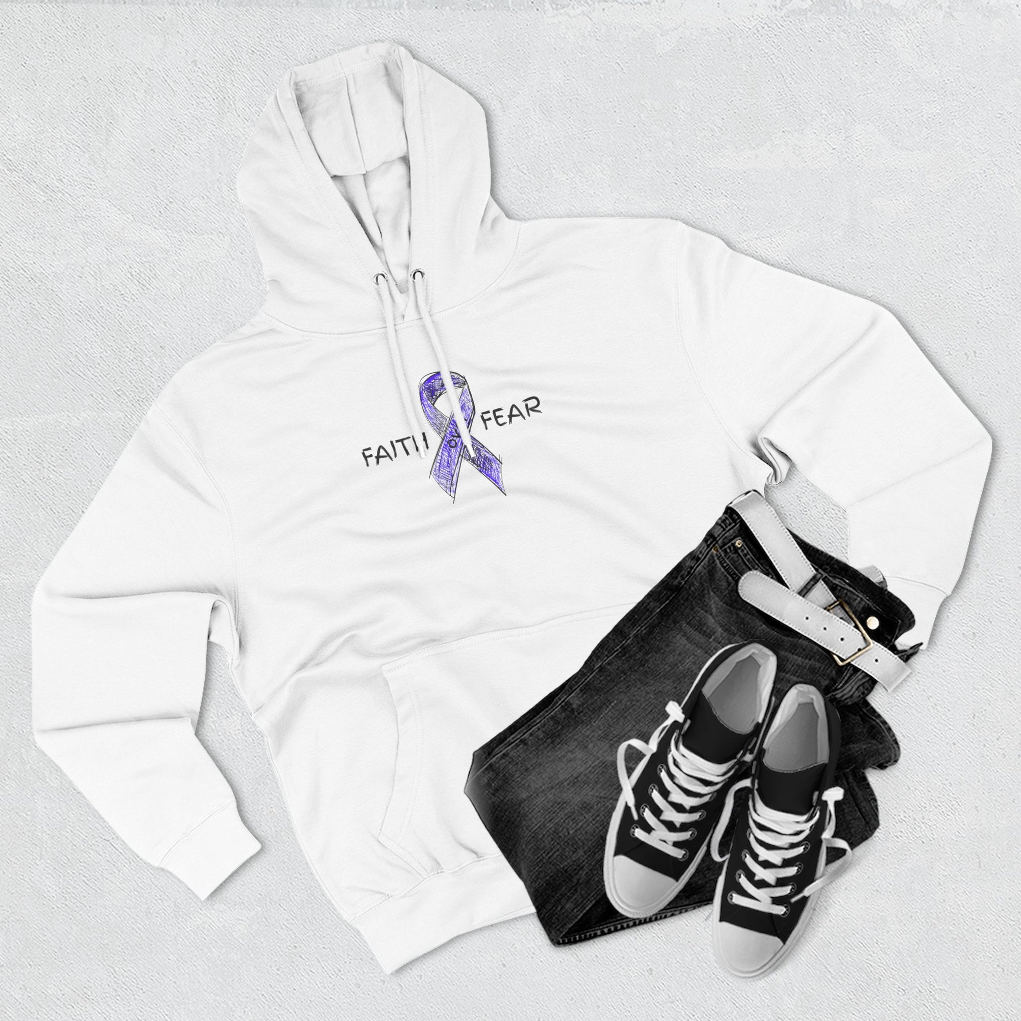 Faith Over Fear Epilepsy Awareness Hoodie