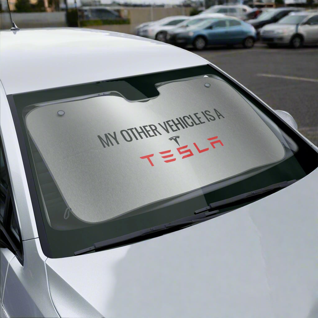 Tesla Car Sun Shade - Fun Vehicle Accessory