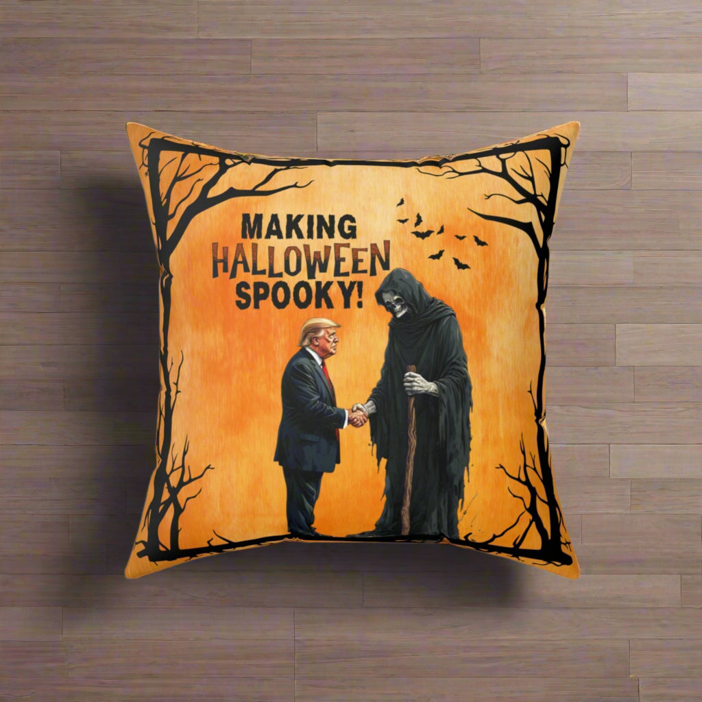 Making Halloween Spooky Decorative Pillow, Home Decor