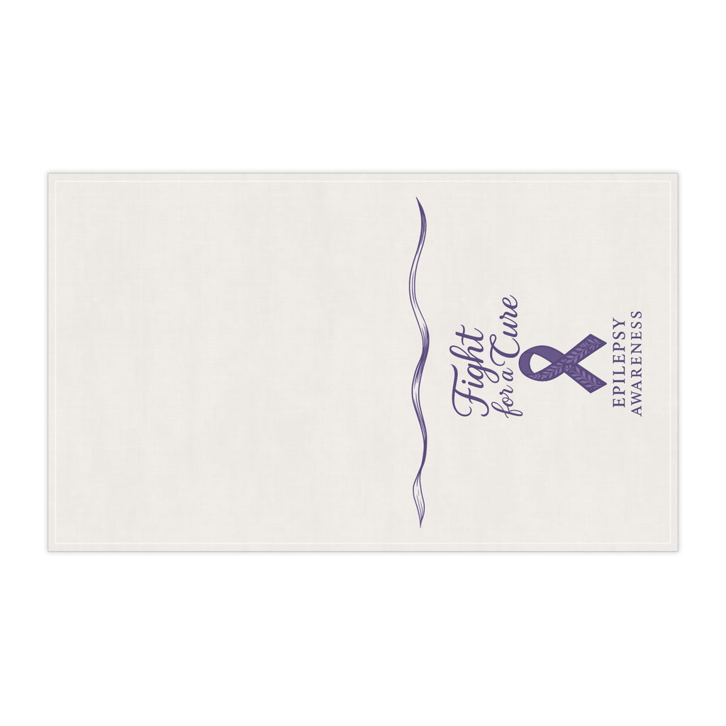 “Fight for a Cure” Epilepsy Awareness Tea Towel