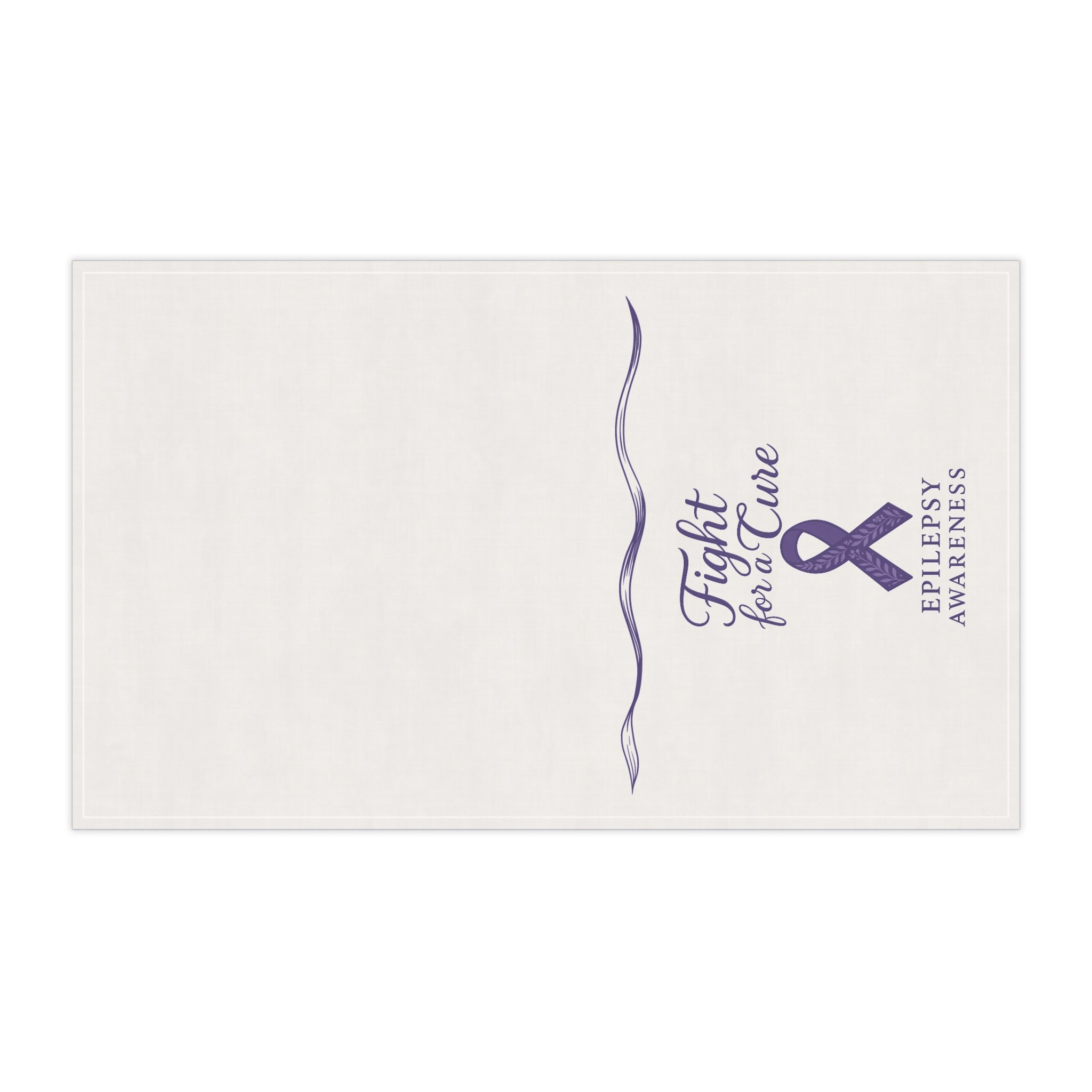 “Fight for a Cure” Epilepsy Awareness Tea Towel