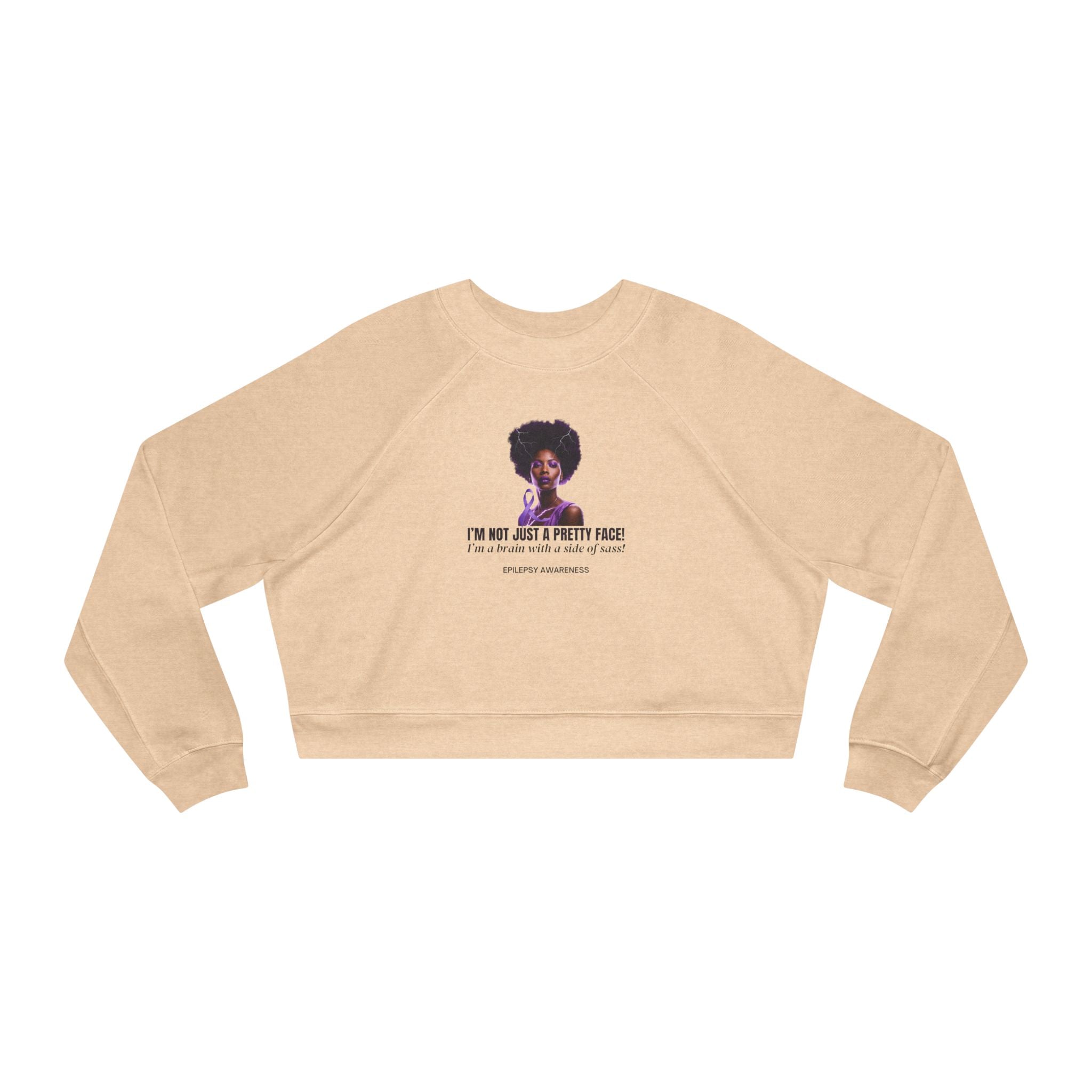 Sassy Brain Women's Cropped Fleece Pullover - EpiAl's Shop