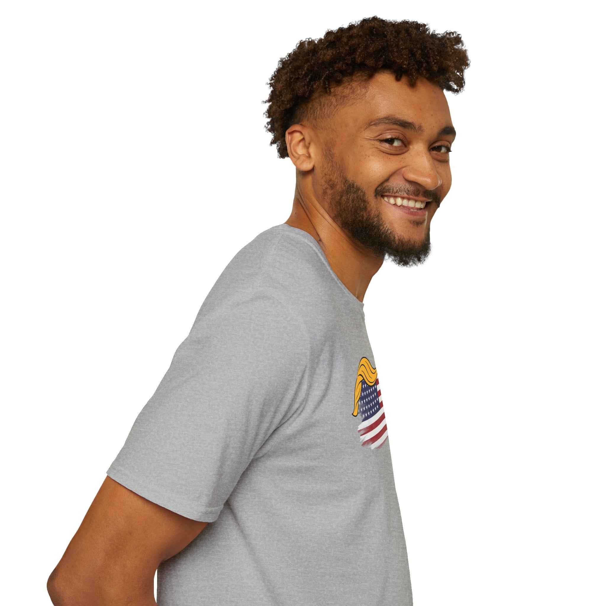 Swoop & Stripes Parody Tee – Unisex Soft Cotton T-Shirt