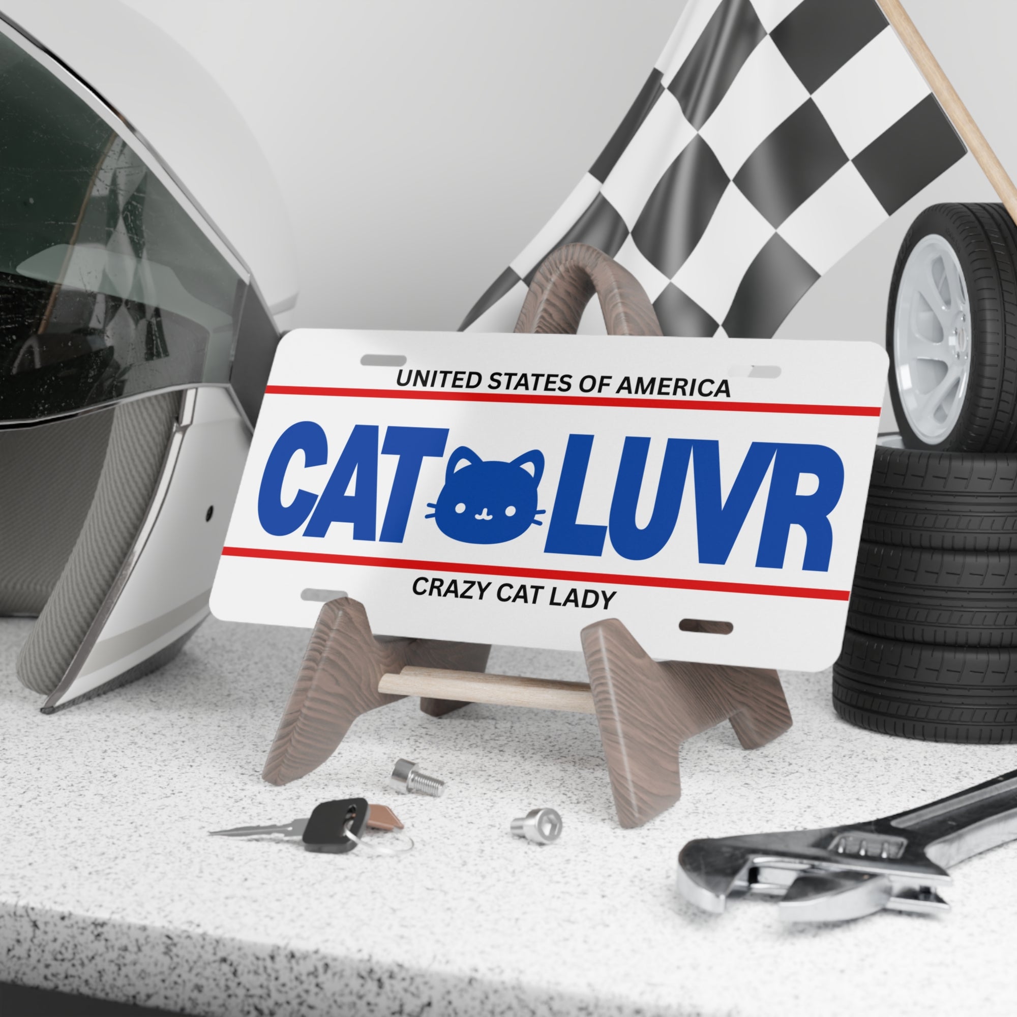 Cat Lover Vanity Plate