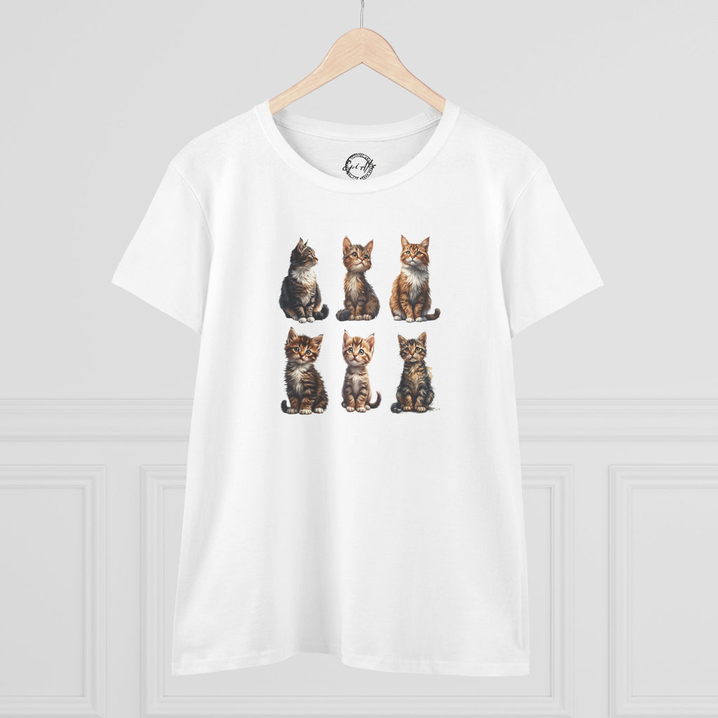 Cute Kittens Women's Cotton T-Shirt