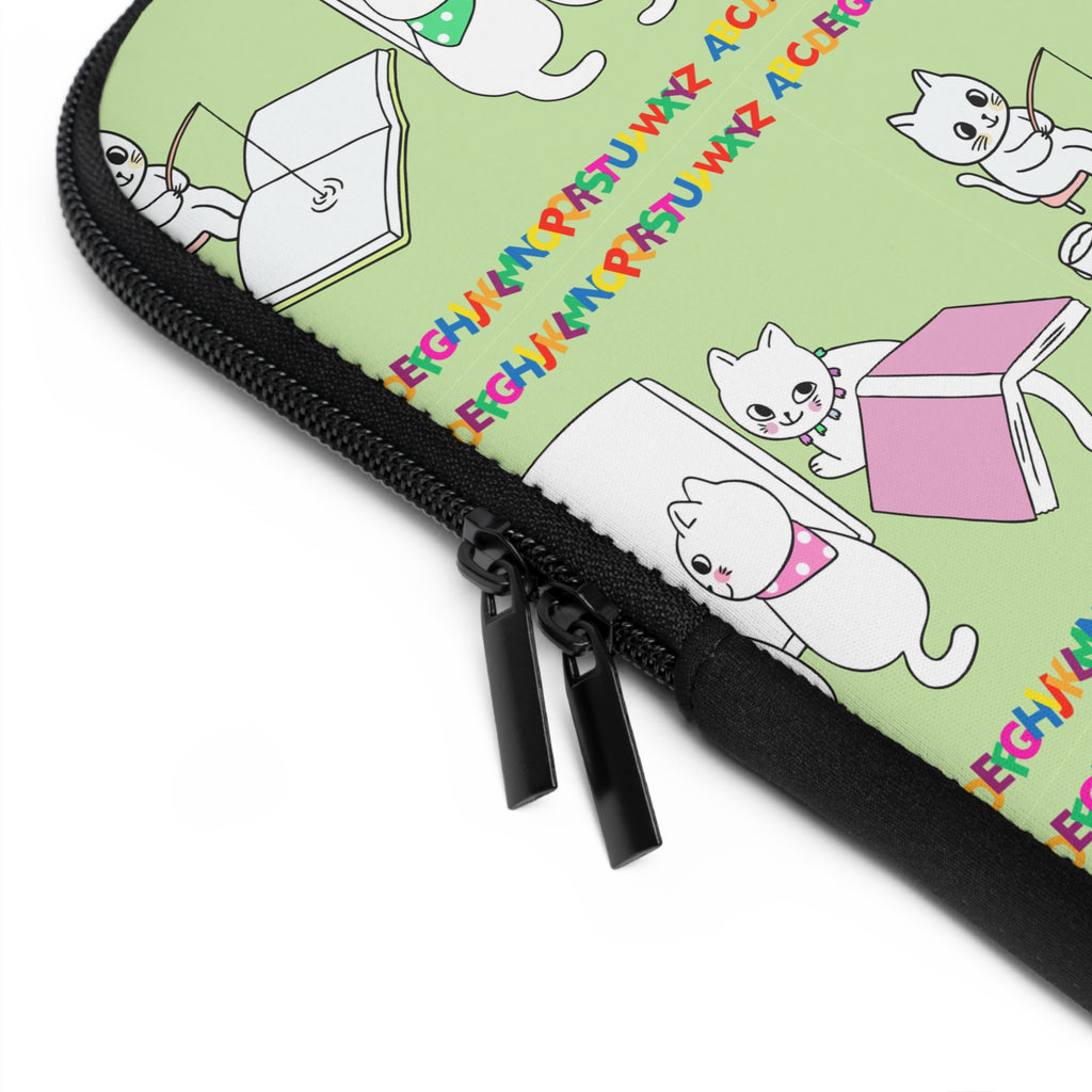 Whimsical Cat Laptop Sleeve