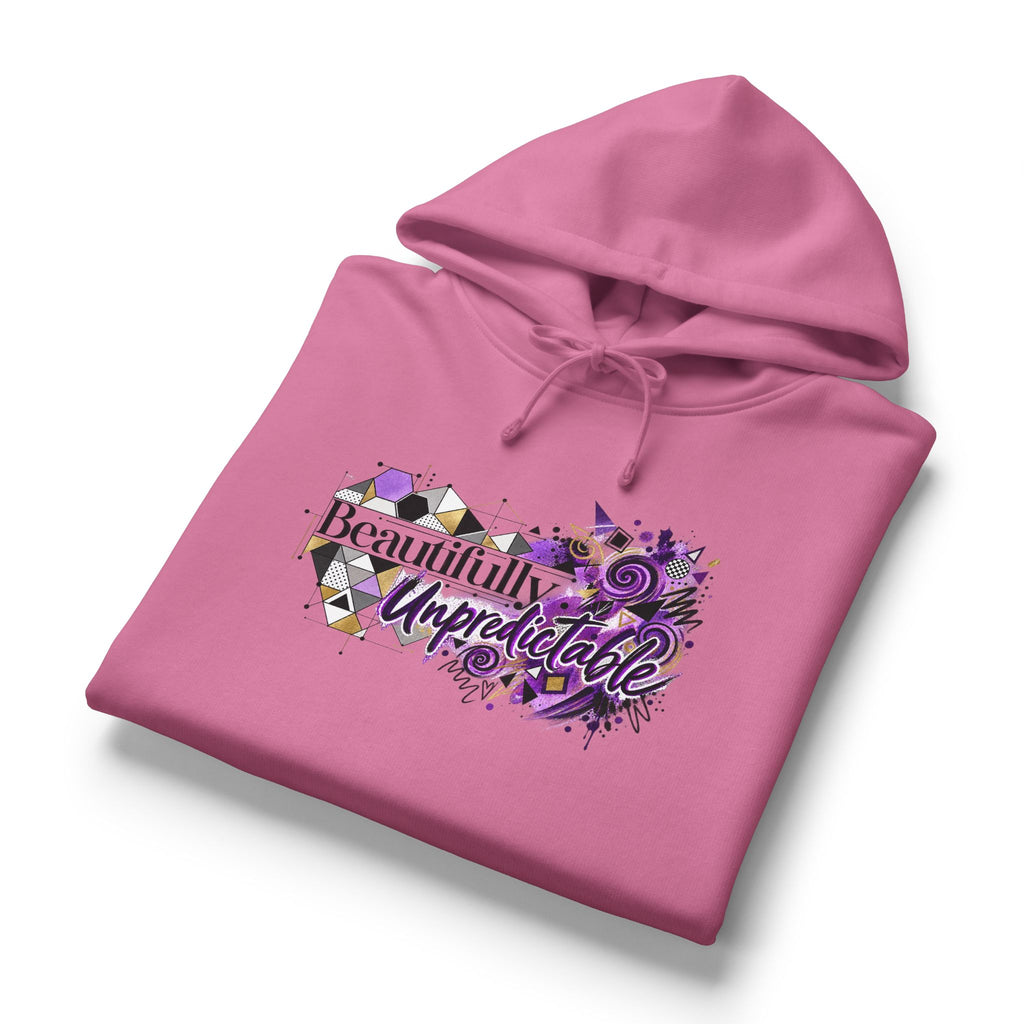 Beautifully Unpredictable Epilepsy Awareness Organic Cotton Hoodie