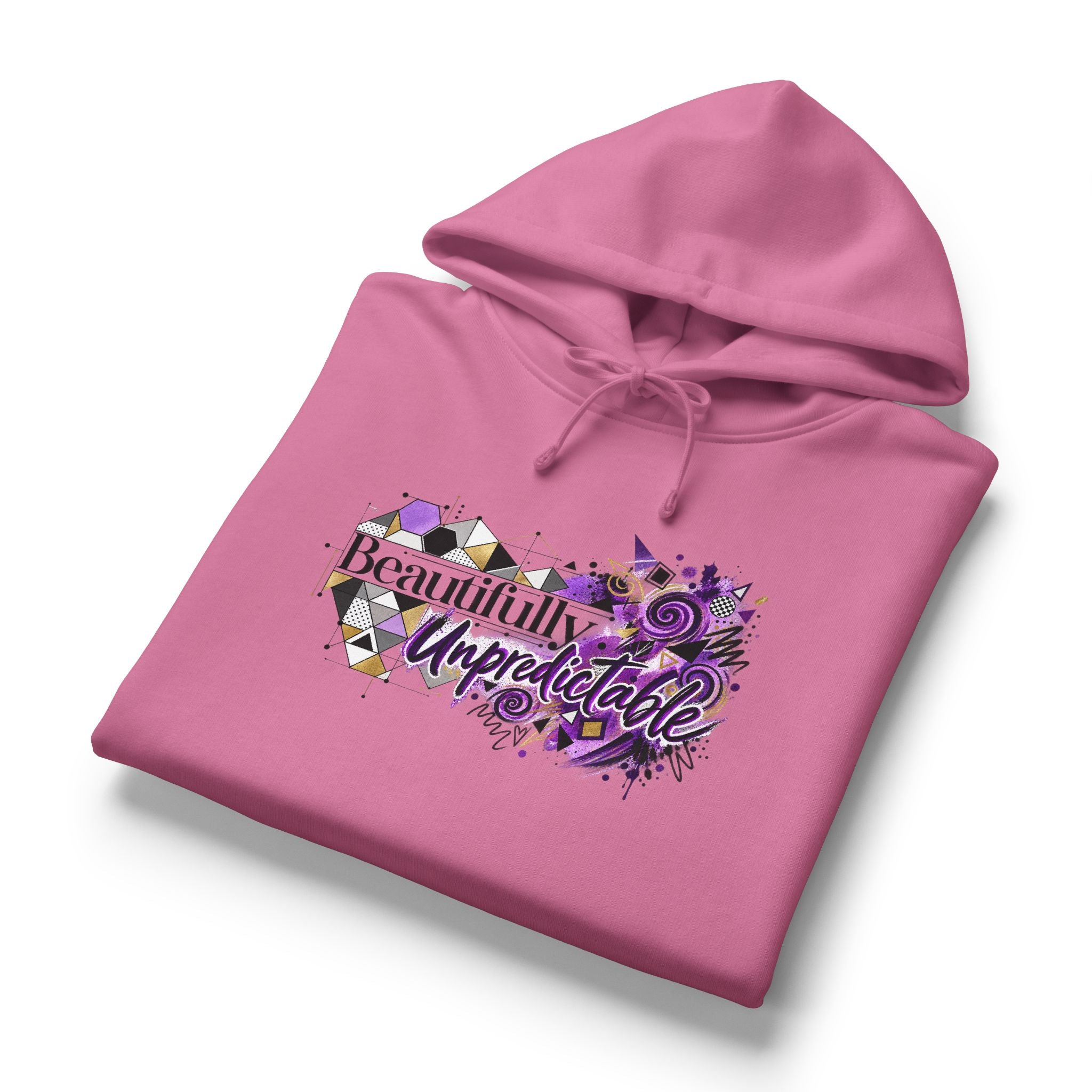 Beautifully Unpredictable Epilepsy Awareness Organic Cotton Hoodie