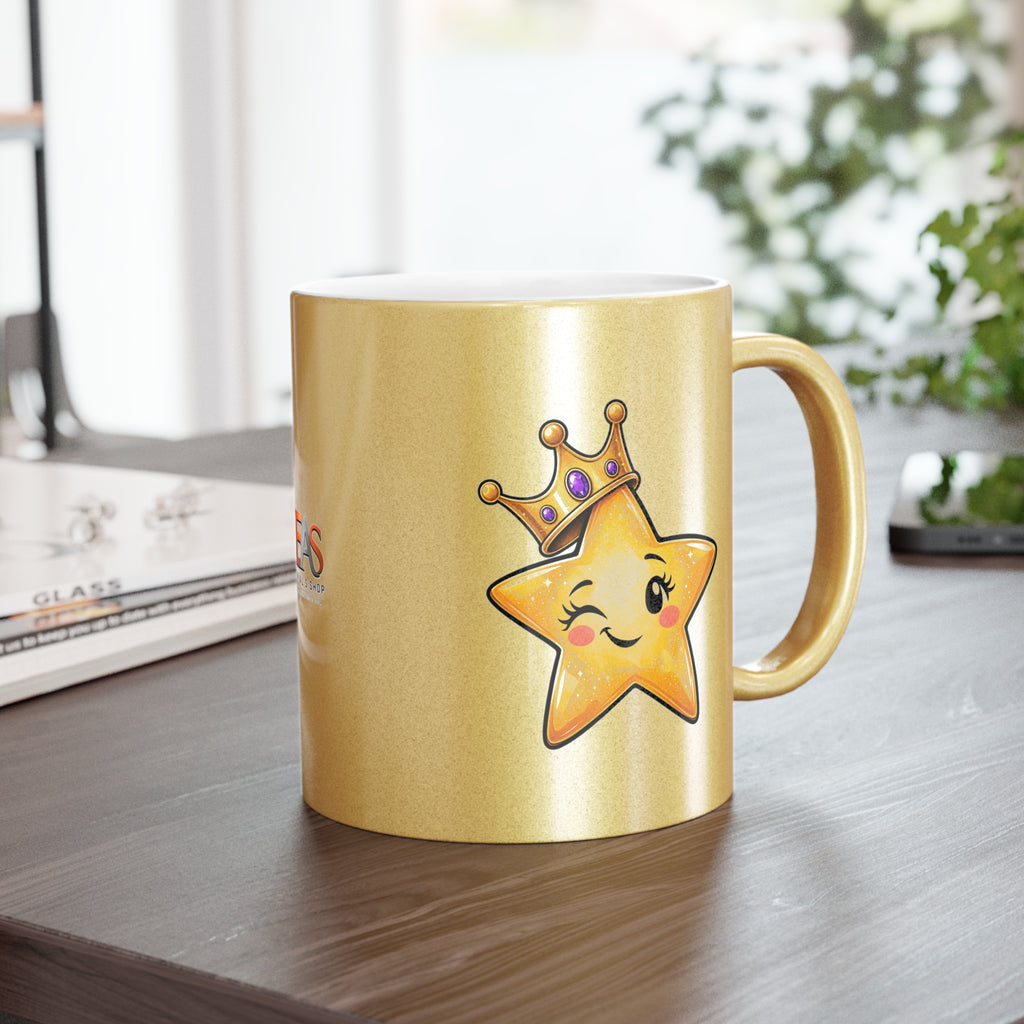 Main Character Energy Metallic Coffee Mug | Gold or Silver 11 oz Mug