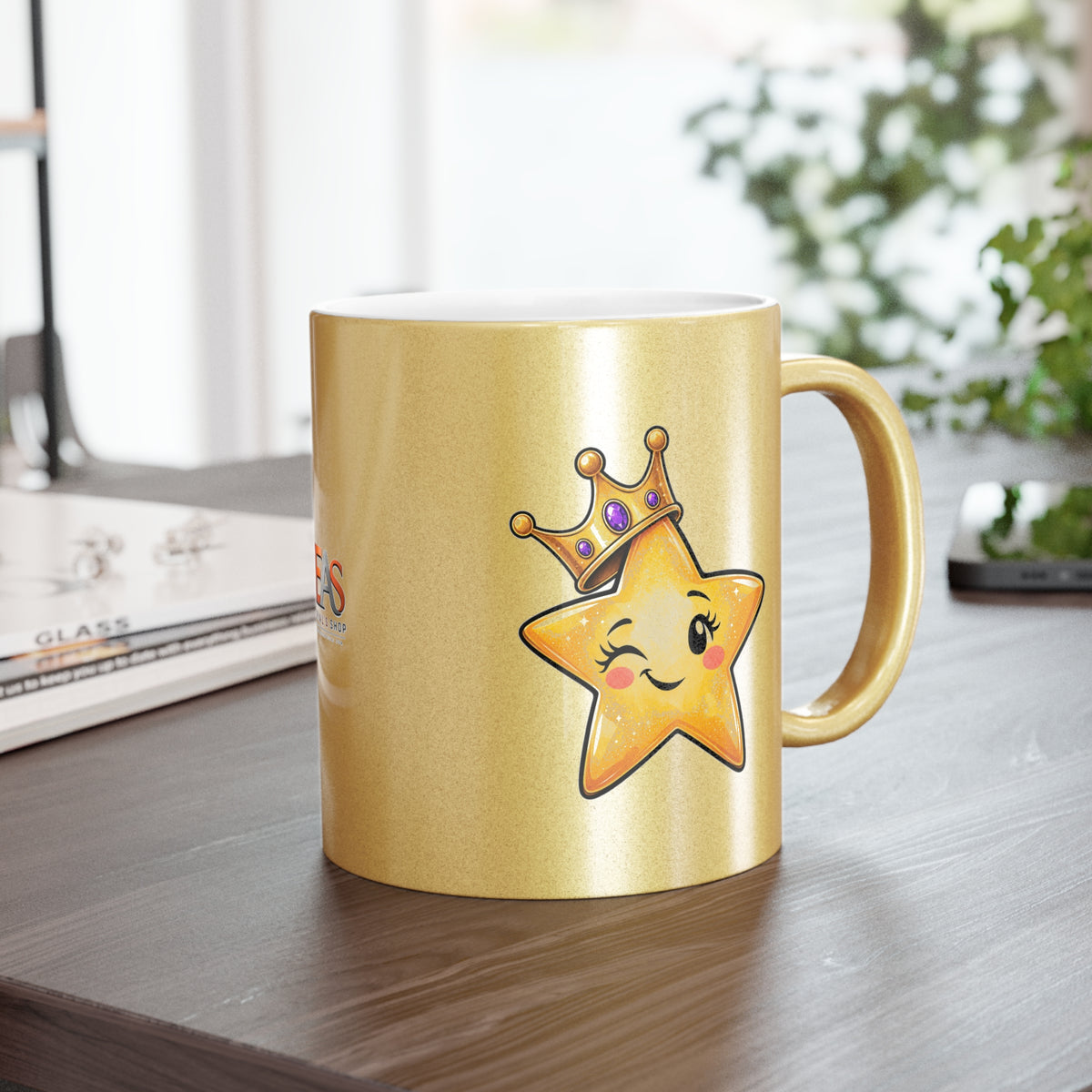 Main Character Energy Metallic Coffee Mug | Gold or Silver 11 oz Mug