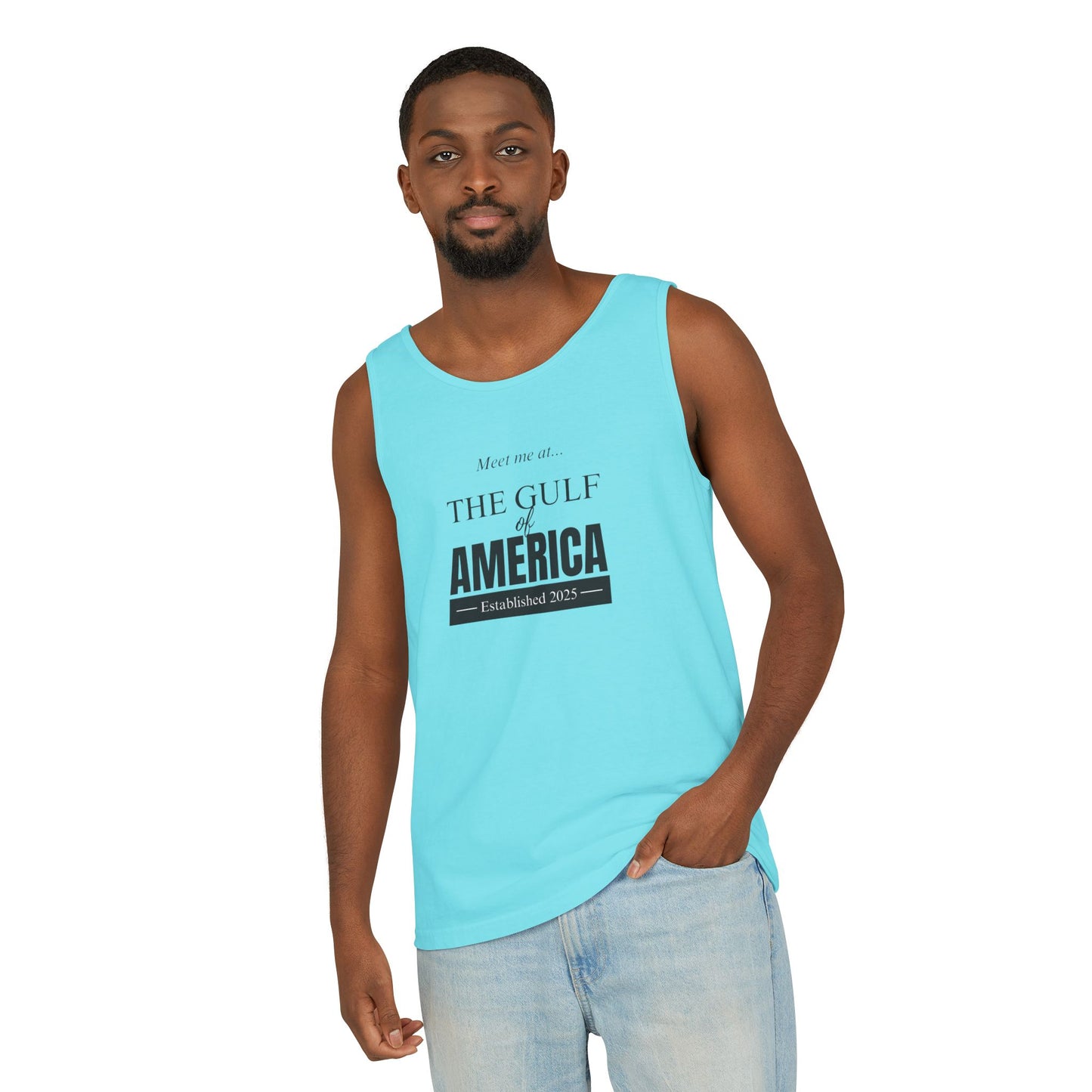 Gulf of America Unisex Garment-Dyed Tank Top