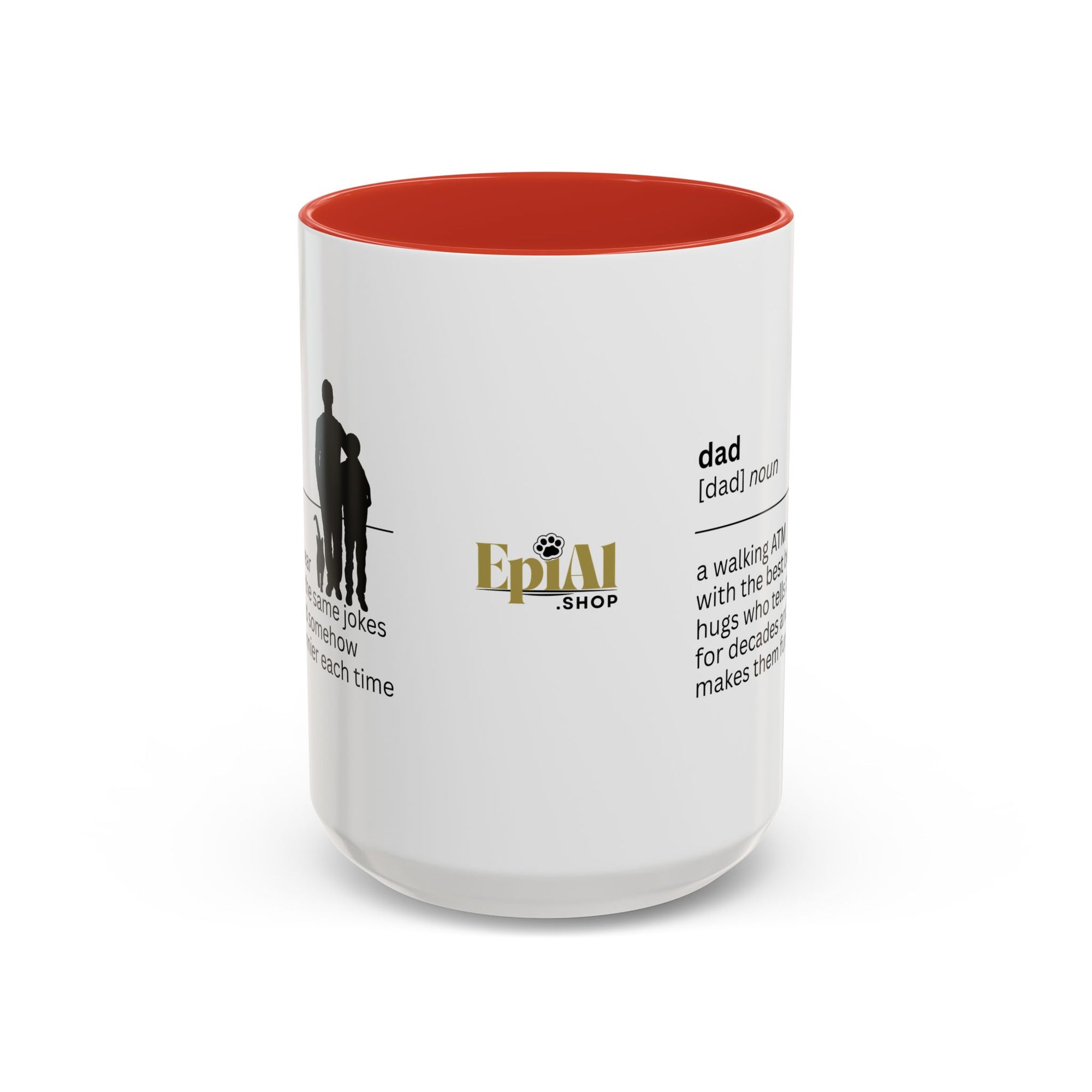 Dad ATM Accent Coffee Mug - Perfect Gift for Dads