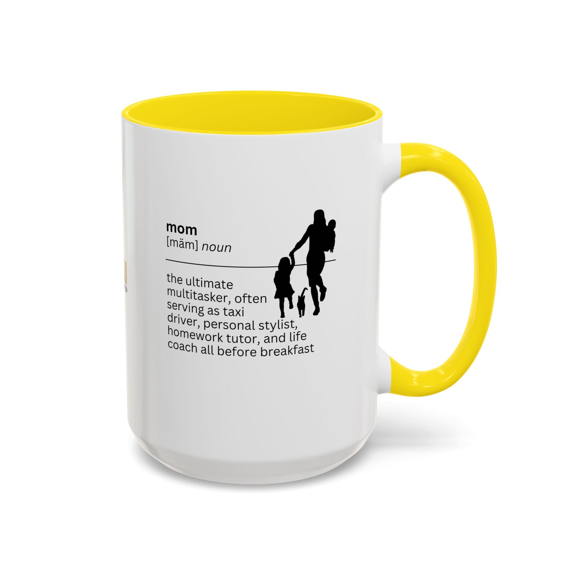 Mom Multitasker Accent Coffee Mug - Perfect Gift for Moms