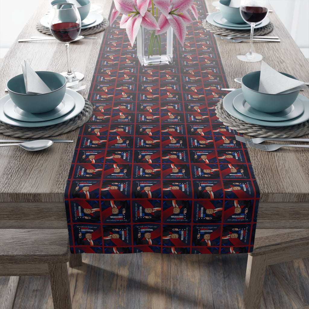 Trump Country Constitution God Table Runner