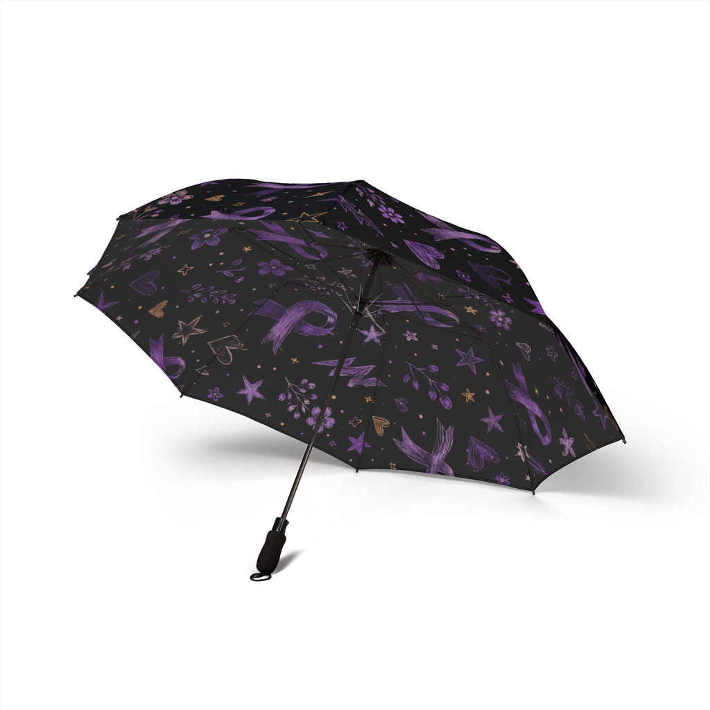 Purple Ribbon Epilepsy Awareness Umbrella (Semi-Automatic)