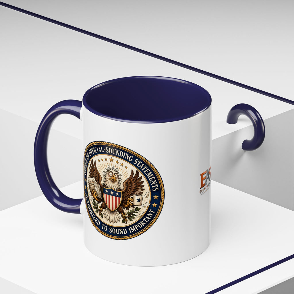 Office of Official-Sounding Statements Mug | Funny Government Parody Coffee Cup | 11oz & 15oz