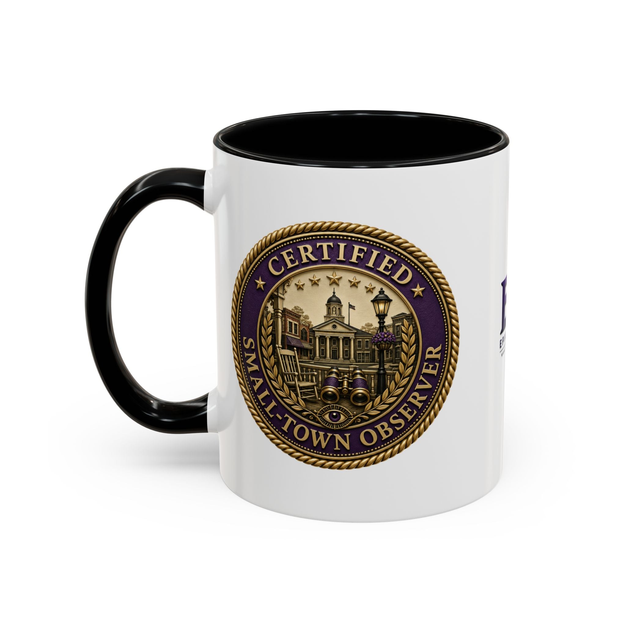 Certified Small-Town Observer Accent Coffee Mug - Accent 11/15oz