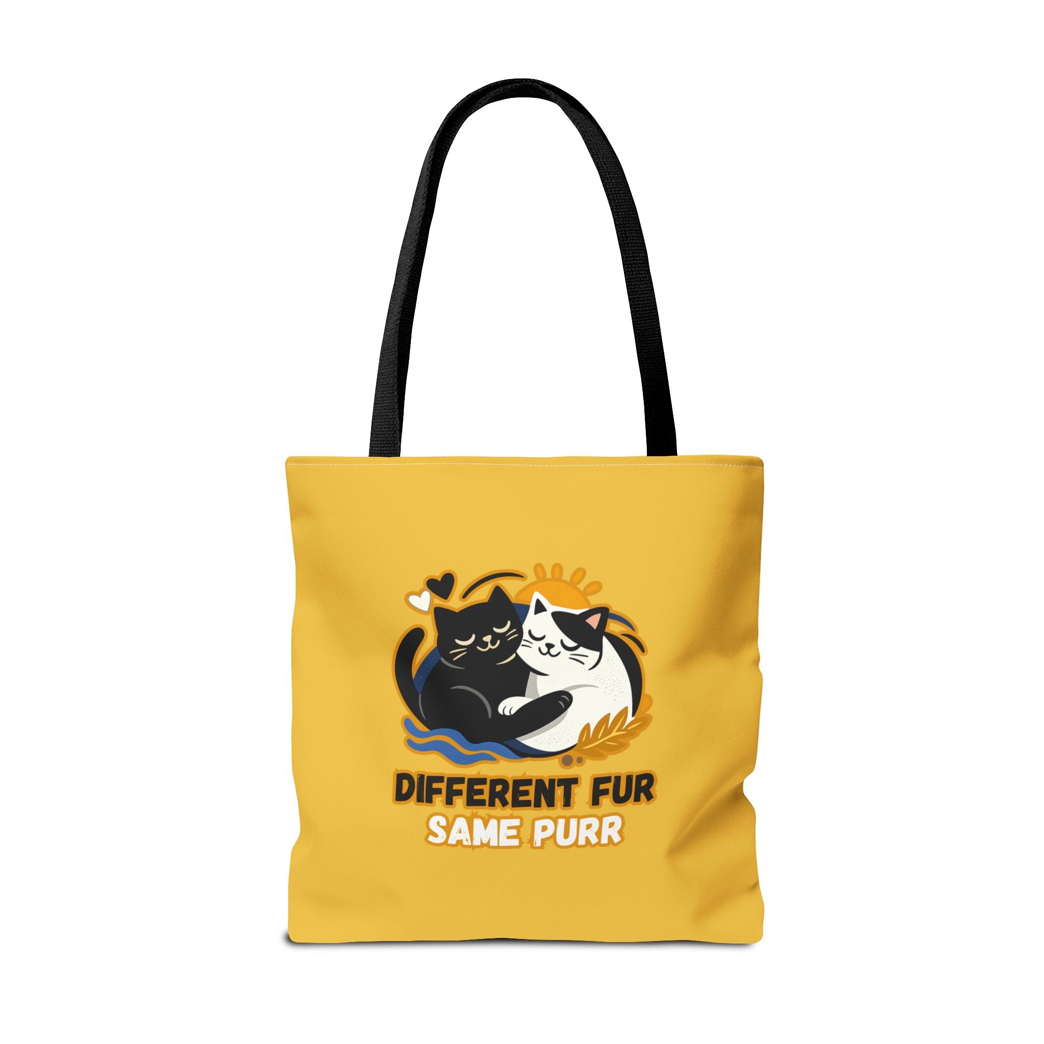 Different Fur, Same Purr Cat Tote Bag – Cozy Friendship Market Bag