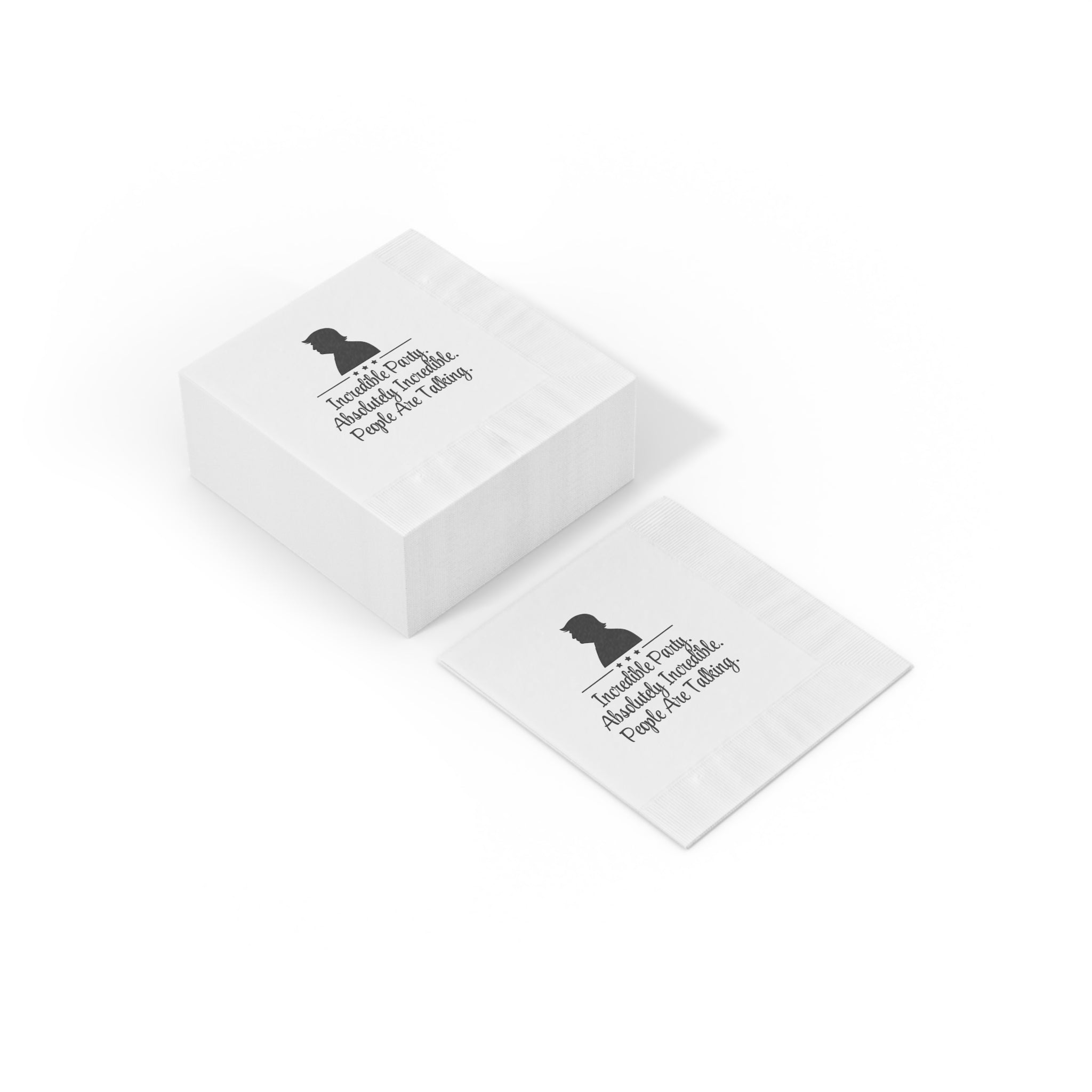 Incredible Party. Absolutely Incredible. Parody Party Napkins