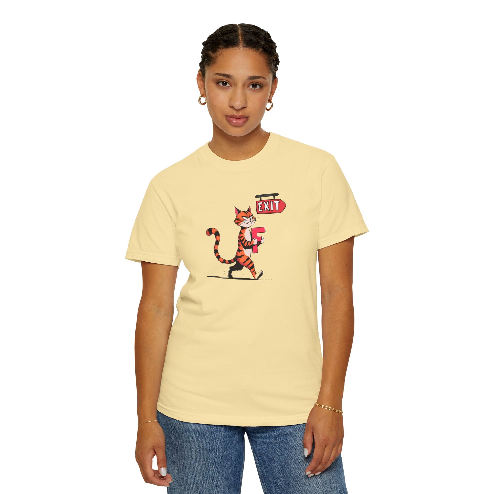 Getting the F Outta Here Unisex Garment-Dyed T-shirt