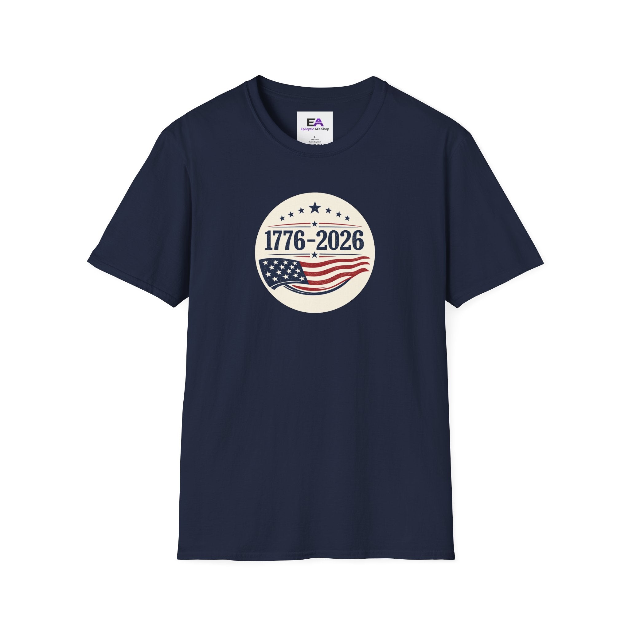 1776–2026 Patriotic T-Shirt | Vintage Americana USA Anniversary Tee