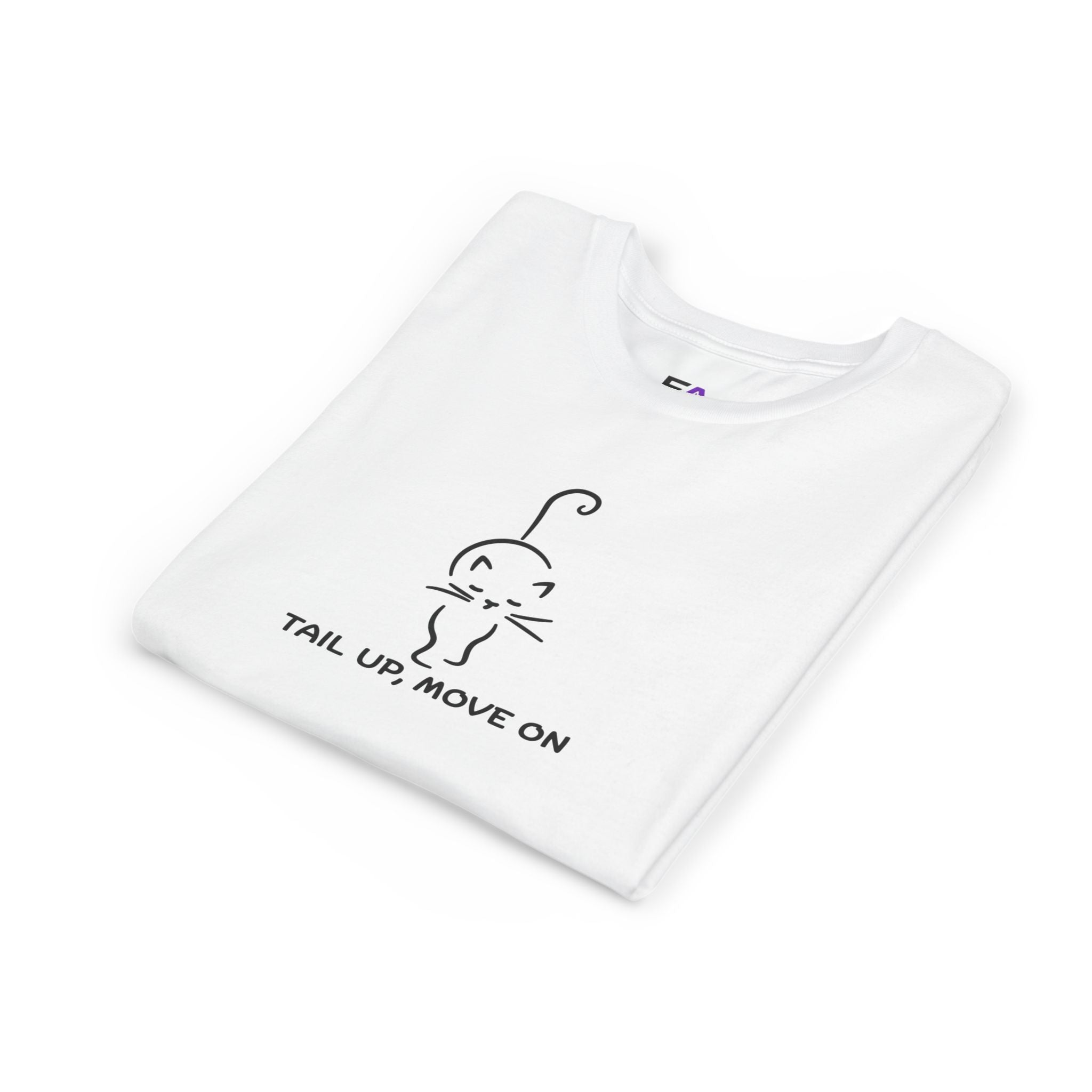Tail Up, Move On Youth Tee – Small Human, Big Attitude