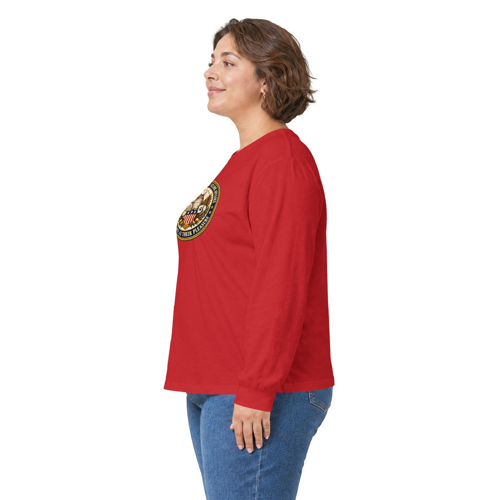 Federal Bureau of Feline Affairs Long Sleeve Shirt | Funny Cat Government Parody Tee