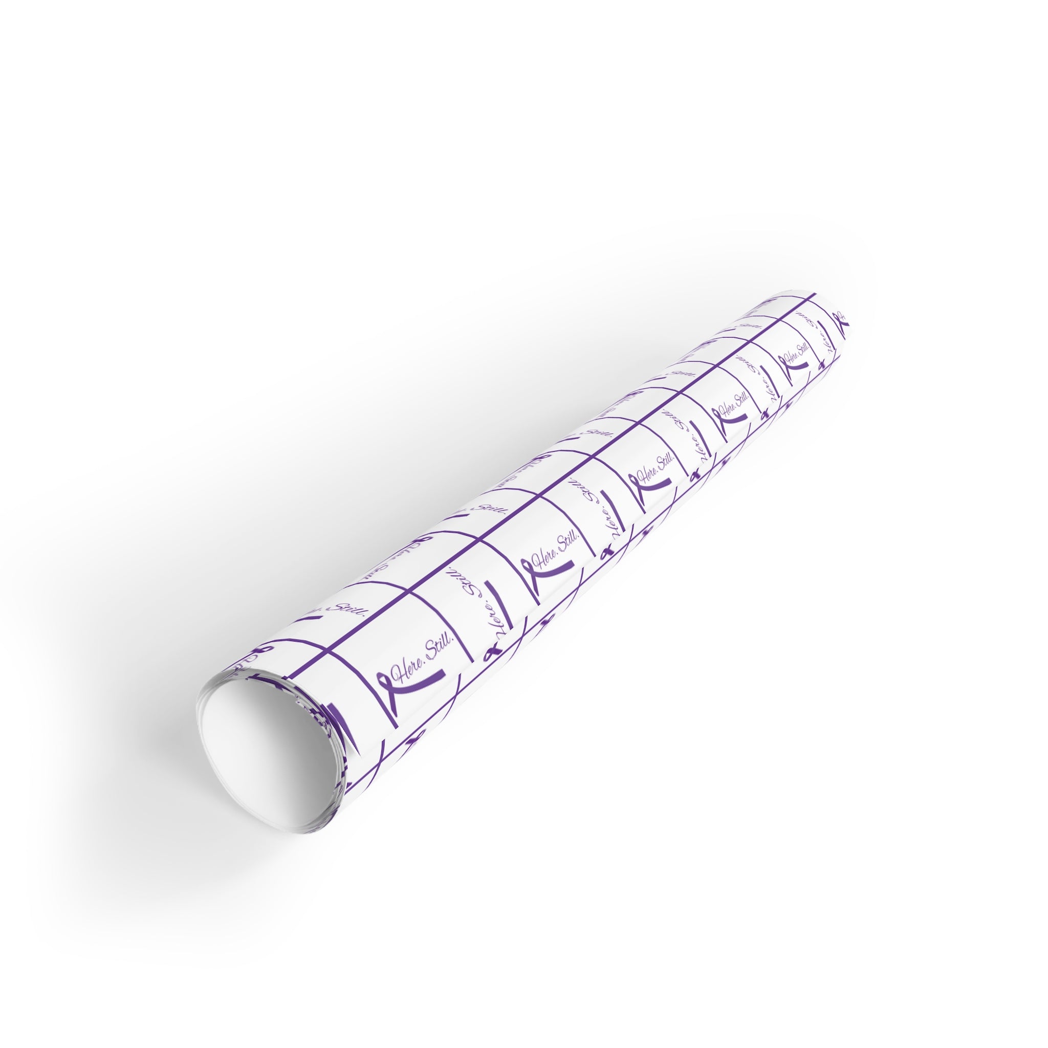 “Here. Still.” Wrapping Paper — Elegant Epilepsy Awareness Gift Wrap