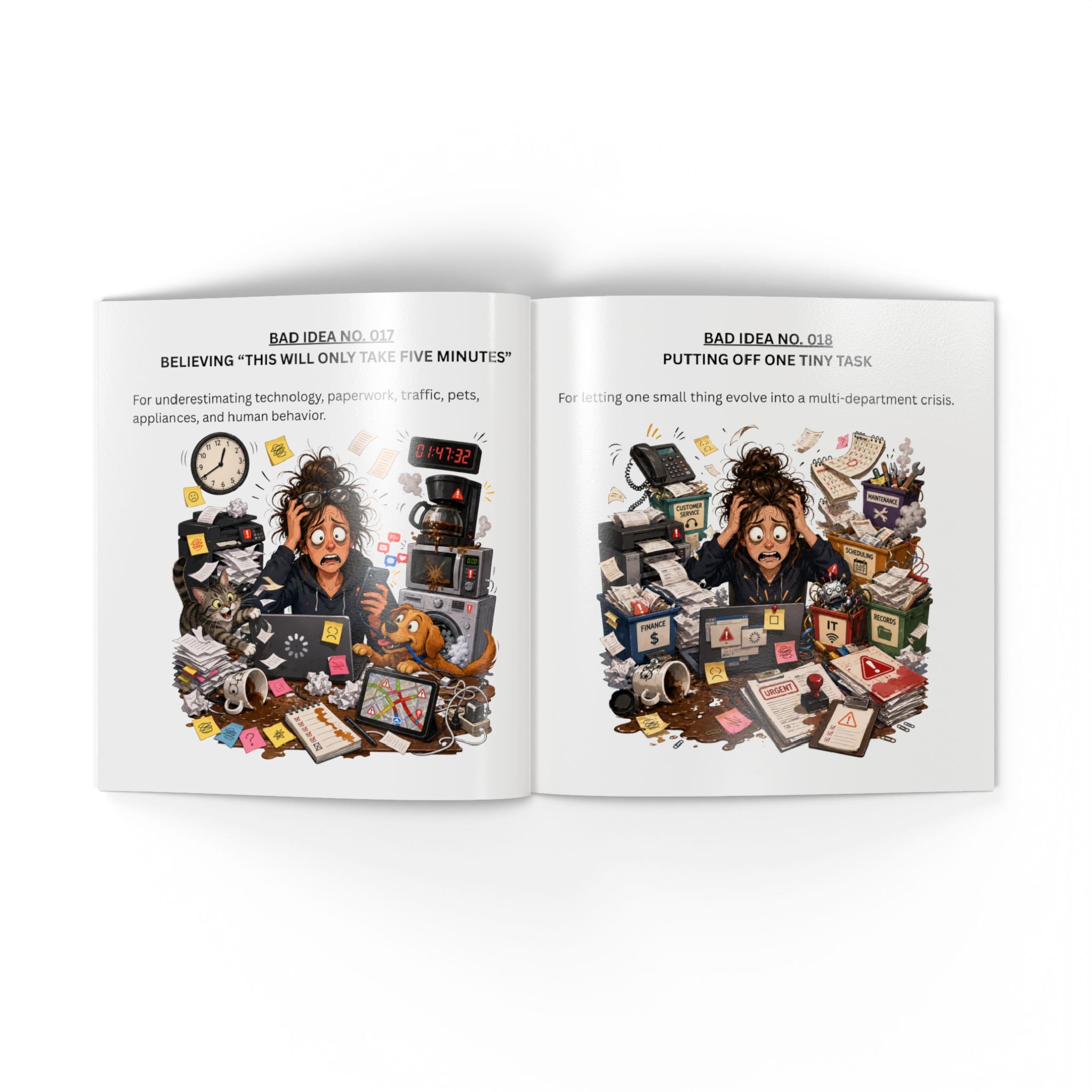 Bureau of Bad Ideas: Funny Faux-Government Softcover Book