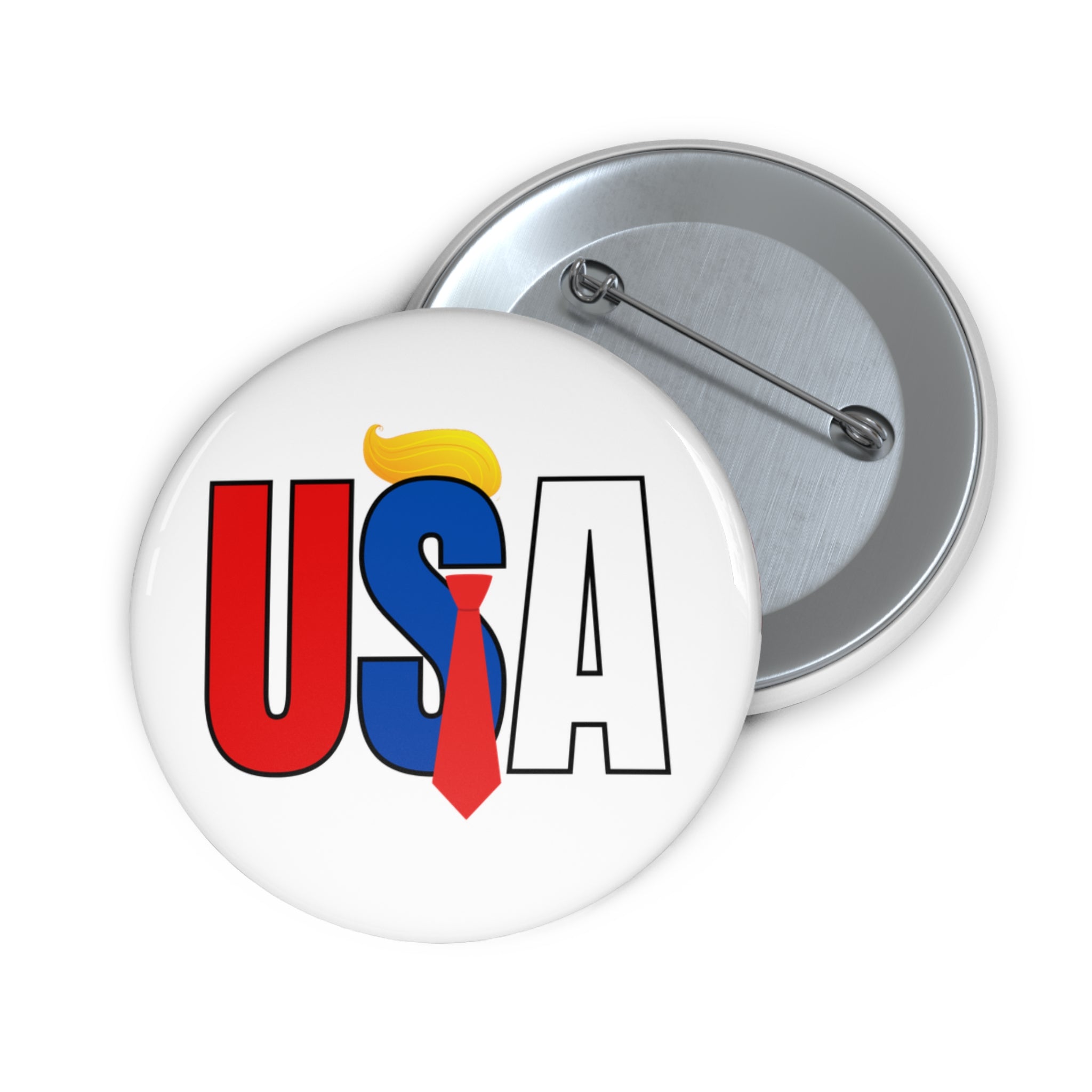 USA Pin Buttons - Fun & Patriotic Accessories for Events
