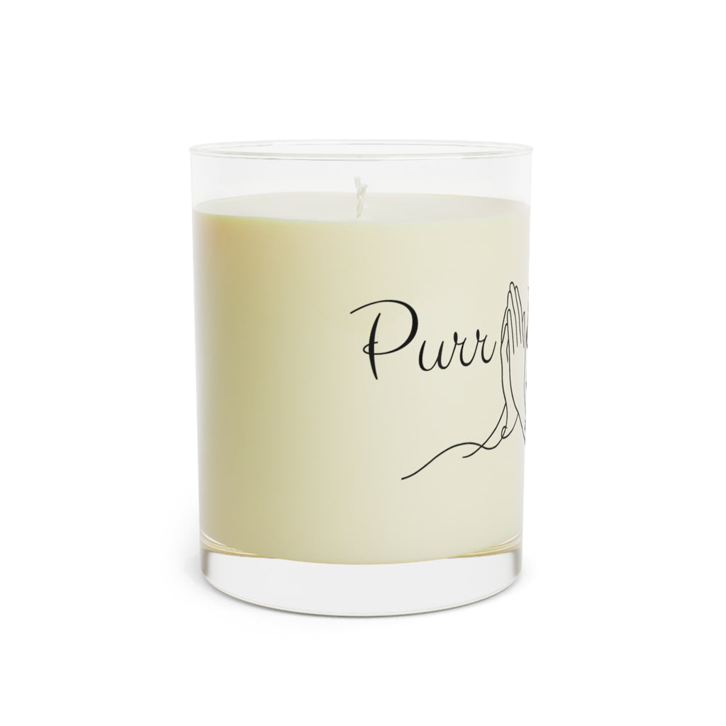 Purr & Pray Line Art Scented Candle
