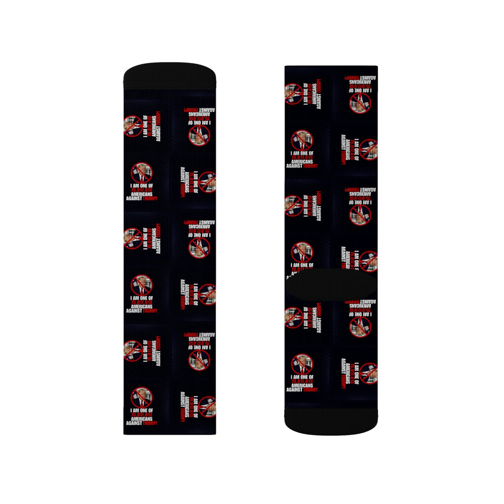 Sublimation Socks - Americans Against Trump Design Printify