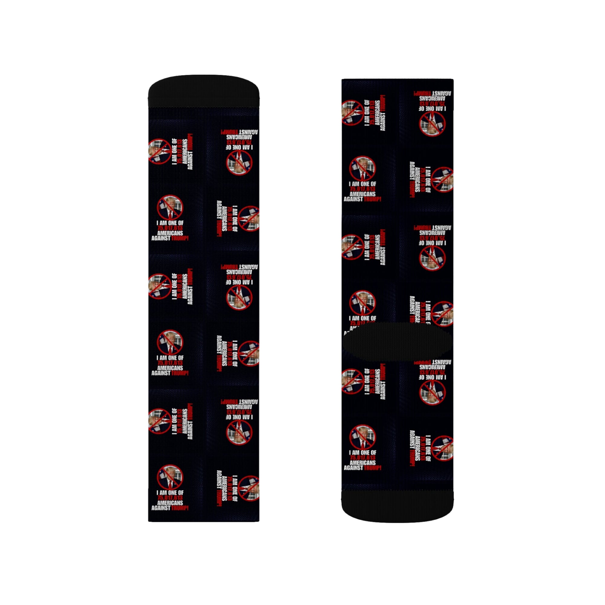 Sublimation Socks - Americans Against Trump Design Printify