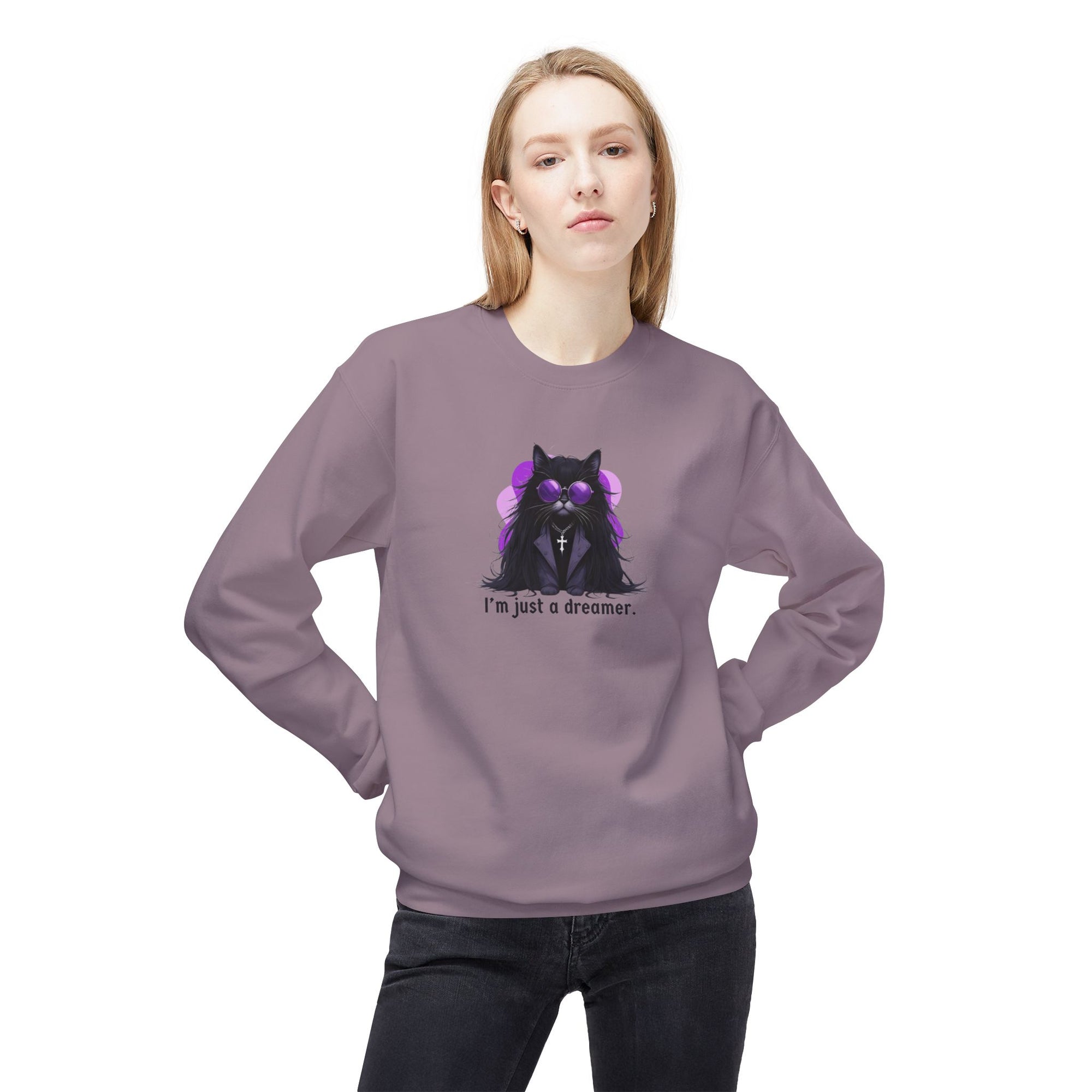 Just a Dreamer Ozzy Cat Sweatshirt