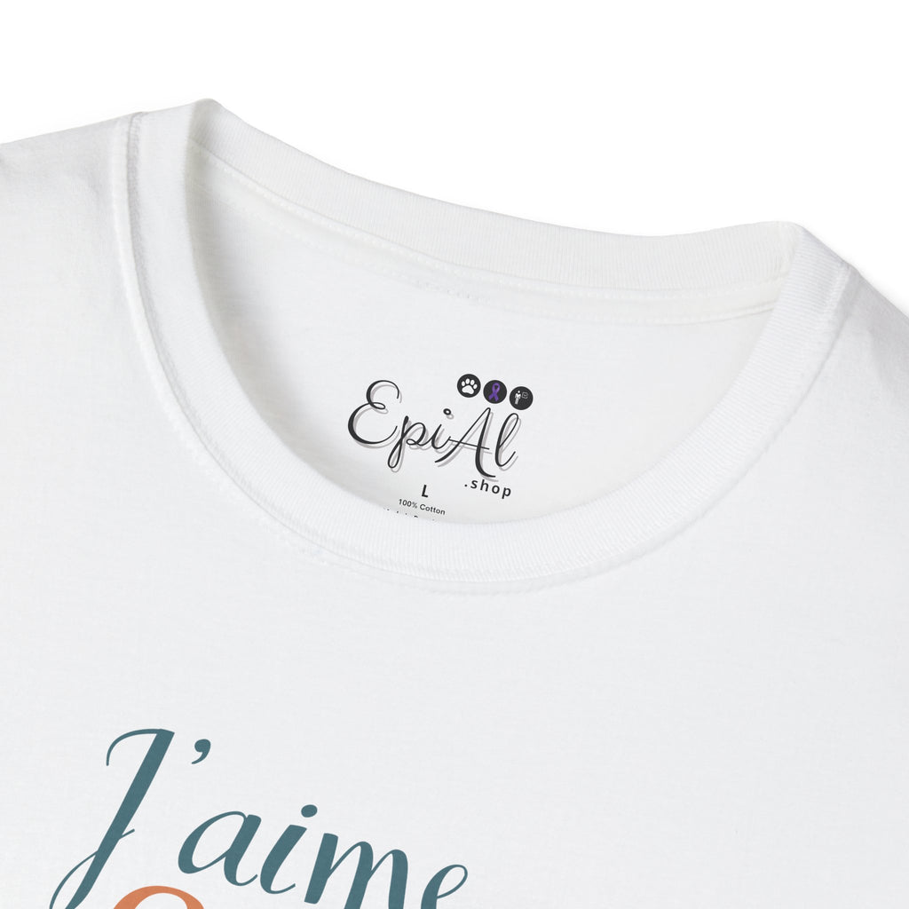 J'aime Cats Unisex Softstyle T-Shirt - Perfect Gift for Cat Lovers