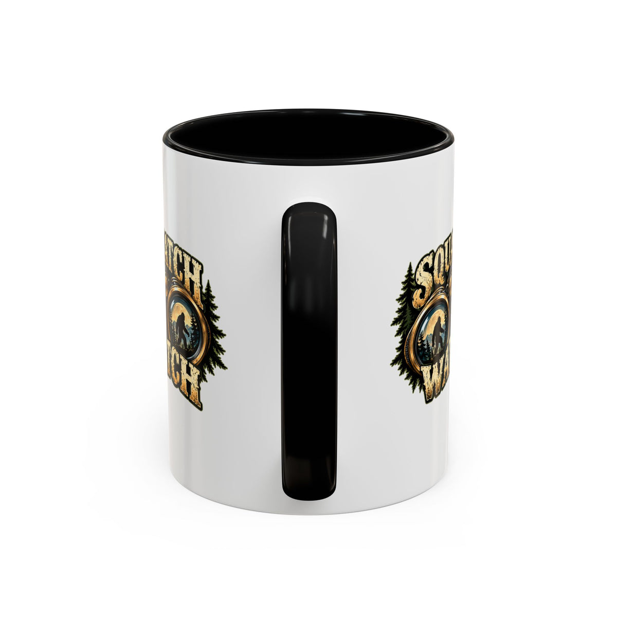 Squatch Watch Bigfoot Mug | Two-Tone Sasquatch Coffee Cup (11oz/15oz)