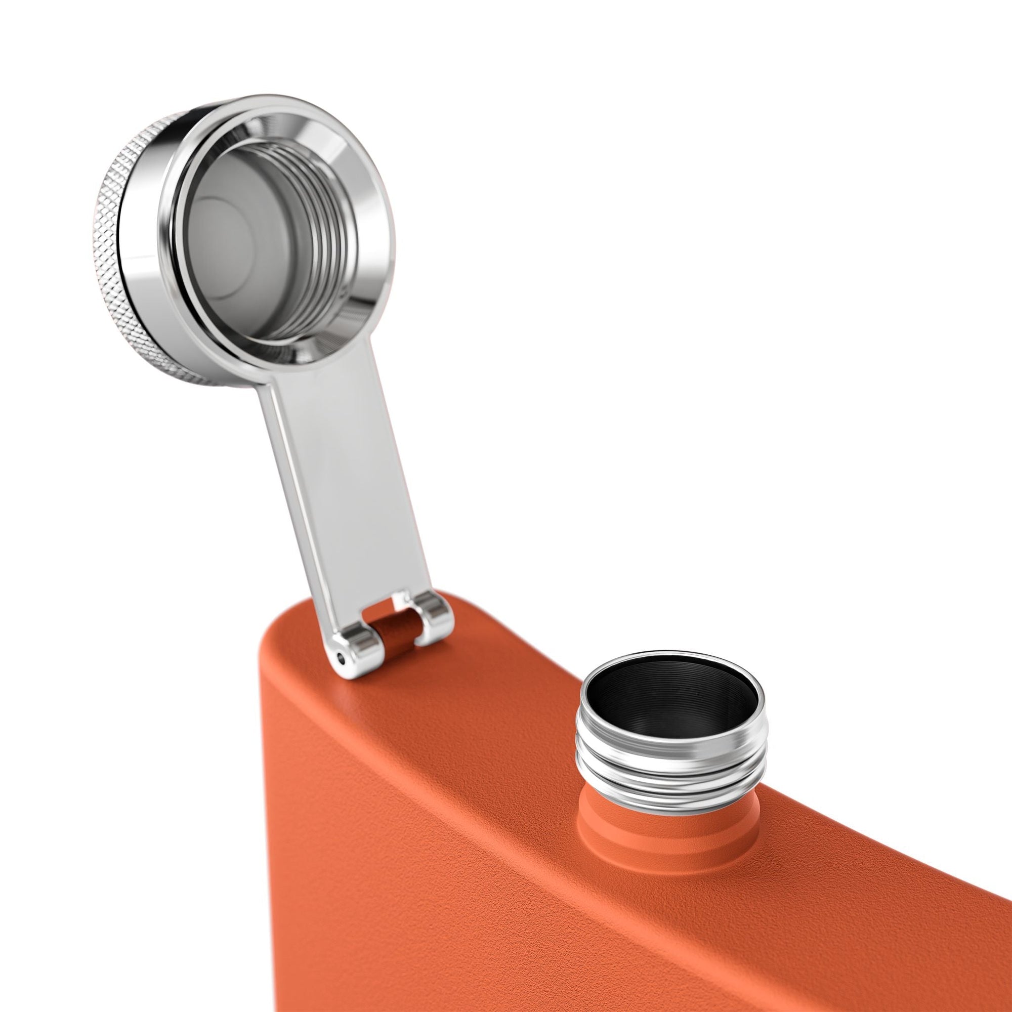 Funny Stainless Steel Flask - "Orange is Not My Color!" - 6oz Gift Printify