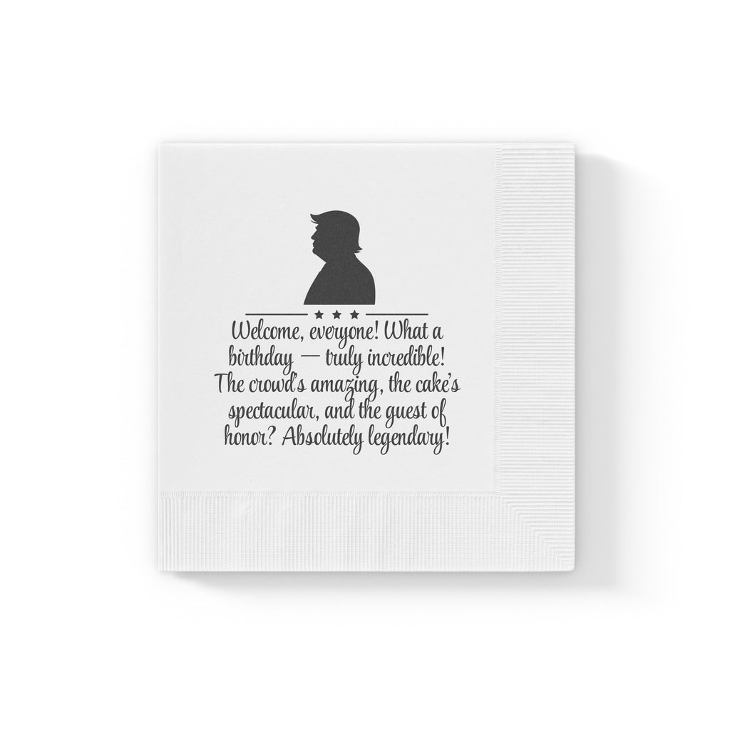 Legendary Birthday Bash Party Napkins – Parody Décor