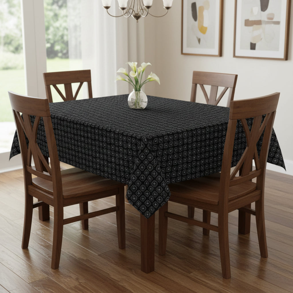 Approved Gathering Tablecloth – “Meal In Progress” Faux Seal Table Cover