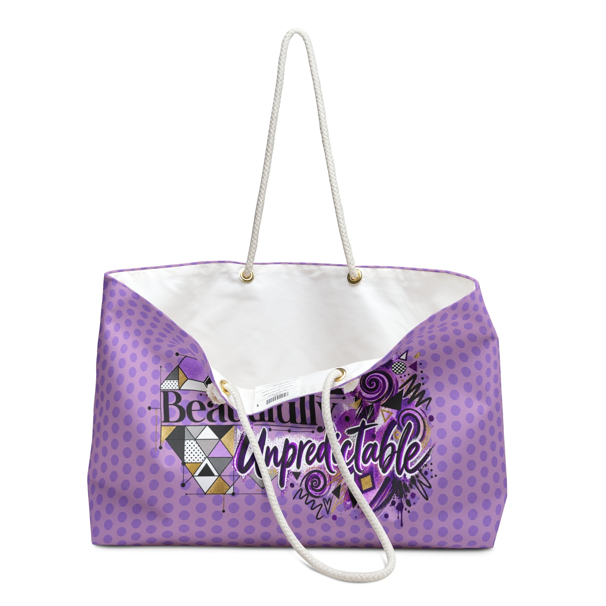 Beautifully Unpredictable Epilepsy Awareness Weekender Bag