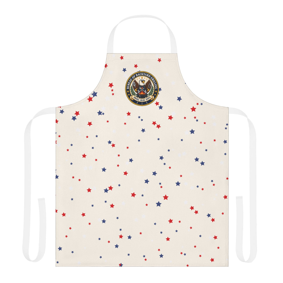 Bureau of Backyard Grilling Patriotic Apron