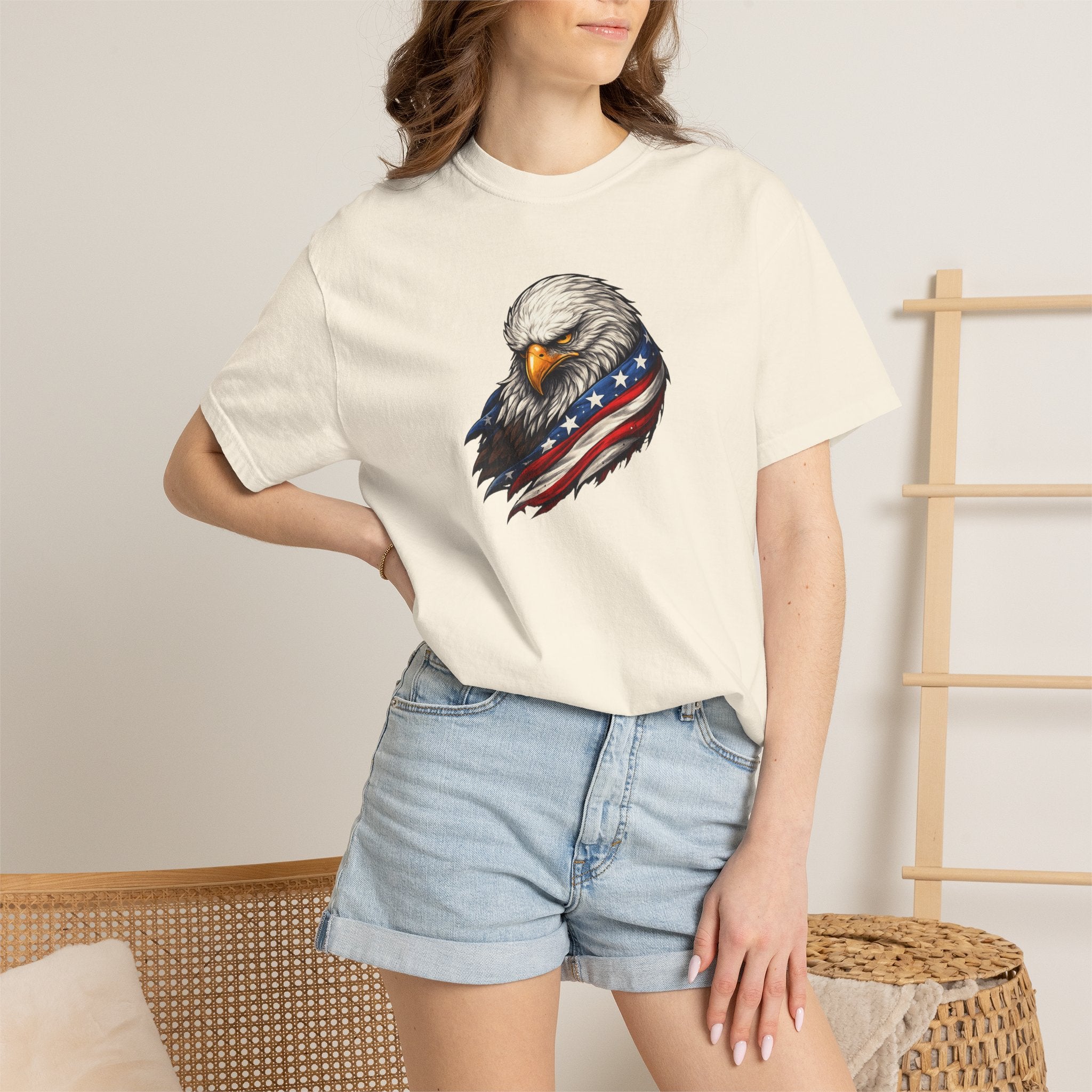 Eagle of Quiet Resolve Heavyweight T-Shirt