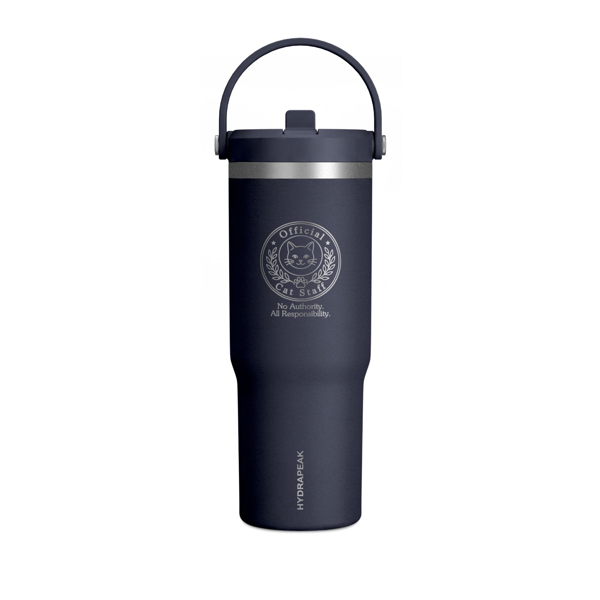 Official Cat Staff Engraved 32 oz Insulated Tumbler