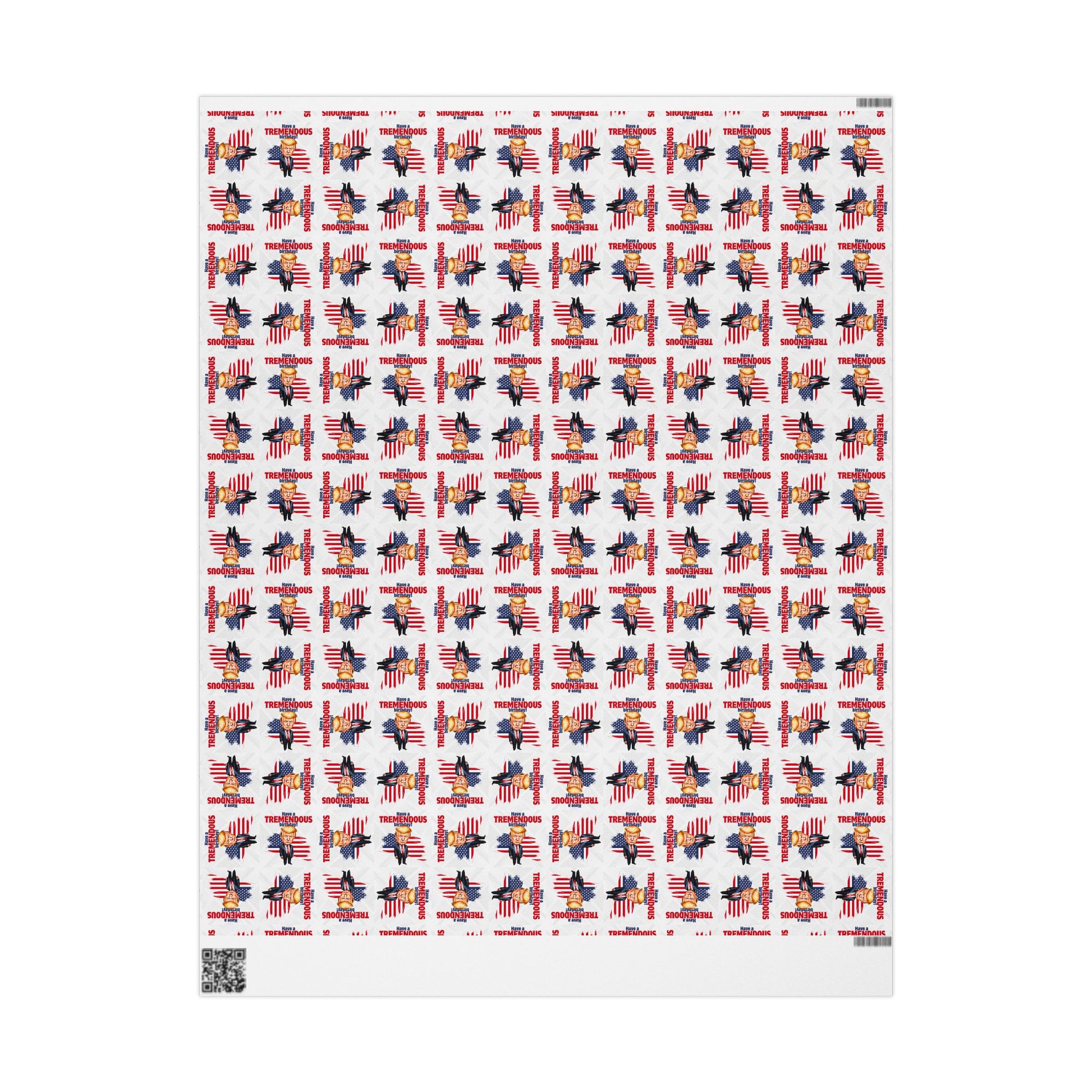 Trump Tremendous Birthday Gift Wrapping Paper