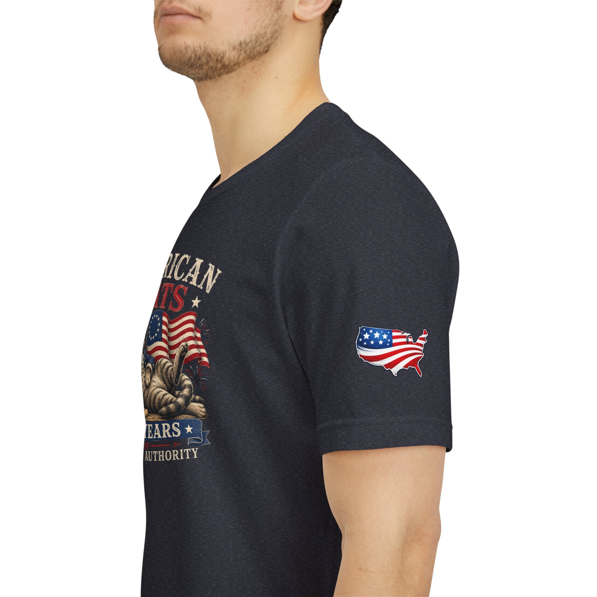 American Cats: 250 Years of Ignoring Authority Patriotic T-Shirt