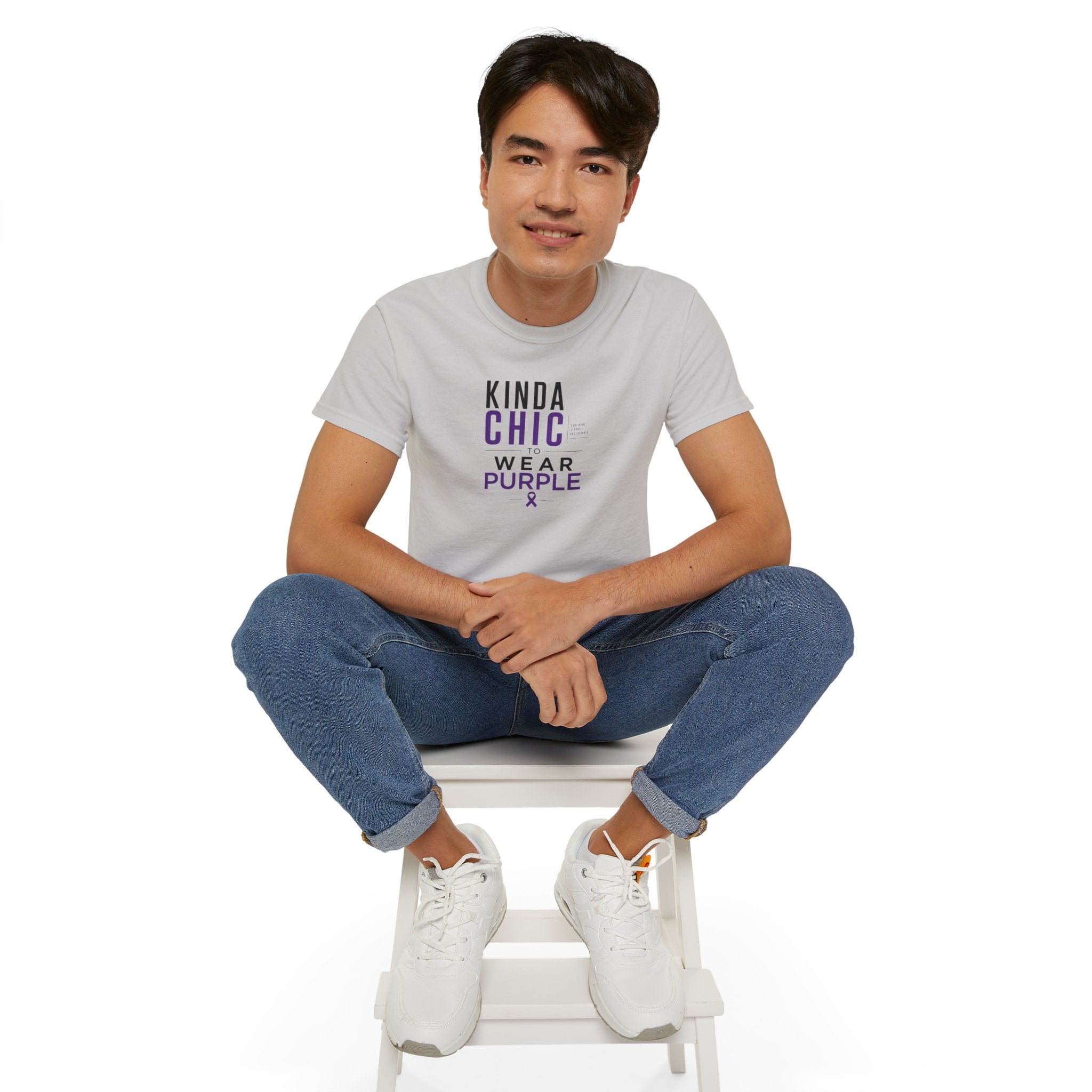 Kinda Chic to Wear Purple Epilepsy Awareness T-Shirt