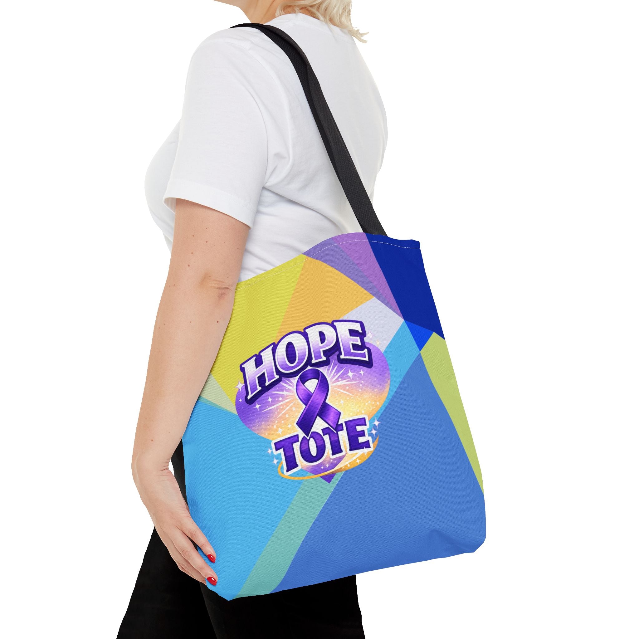 Hope Tote Epilepsy Awareness Ribbon Tote Bag
