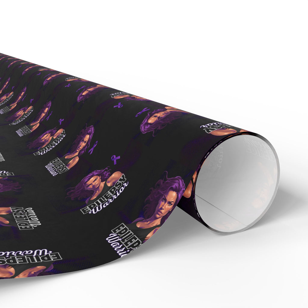Epilepsy Warrior Woman Wrapping Paper