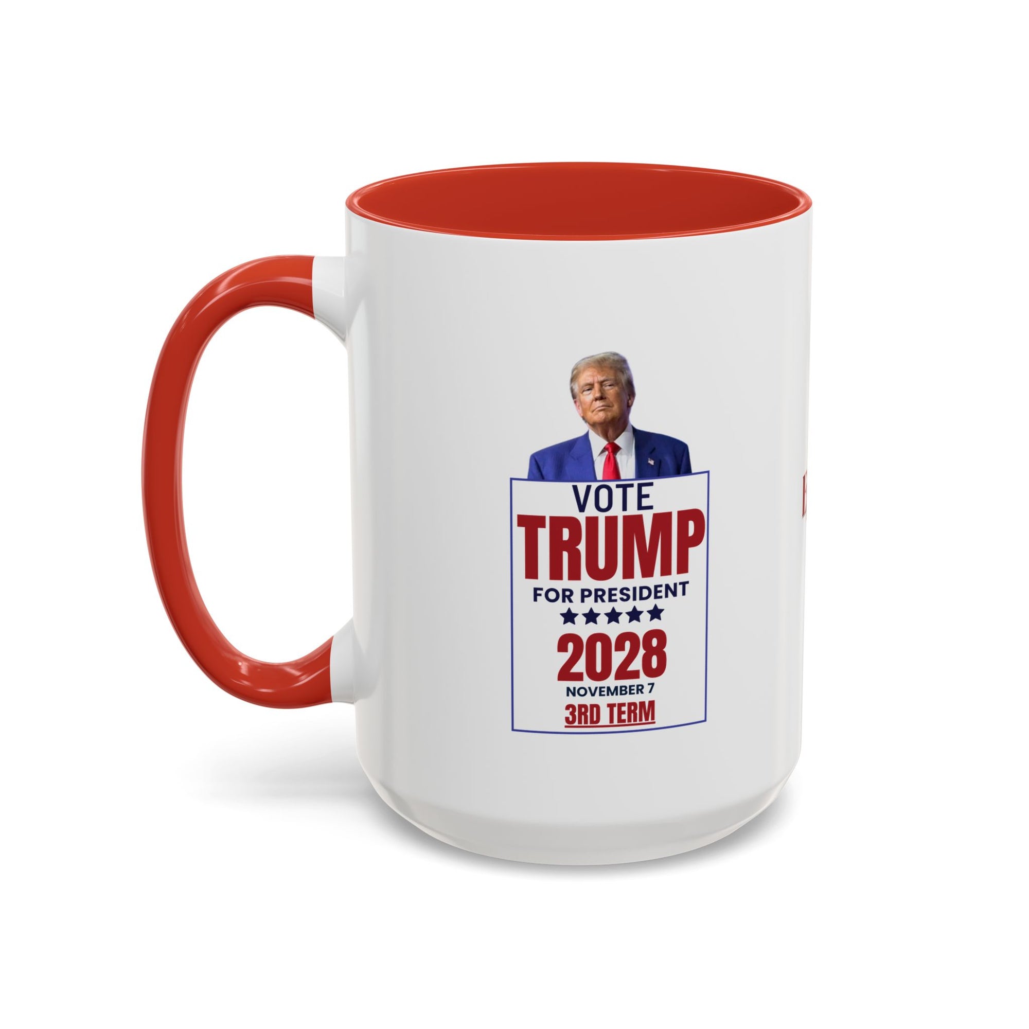 Vote Trump for President Coffee Mug – 11oz & 15oz Accent Mug for Political Enthusiasts