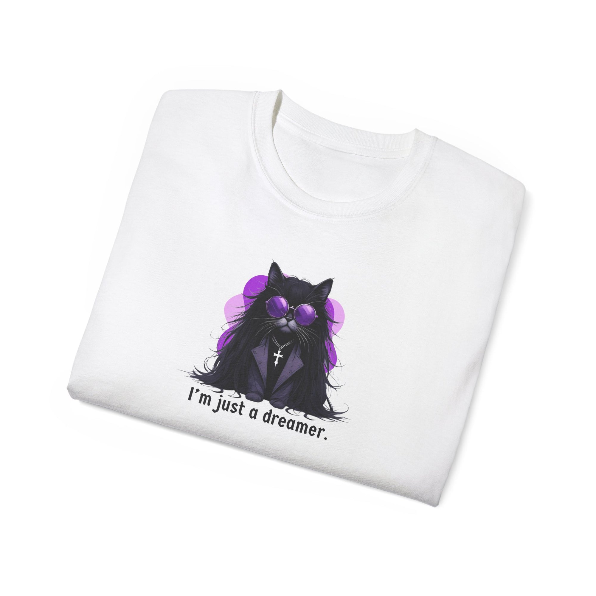 Just a Dreamer Ozzy Cat Graphic Tee